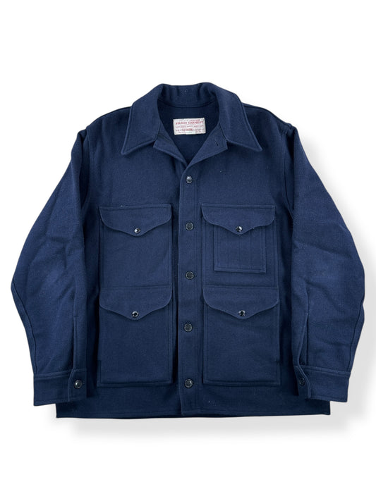 Front of Vintage 90s Era Navy Filson Cruiser Jacket SZ 46