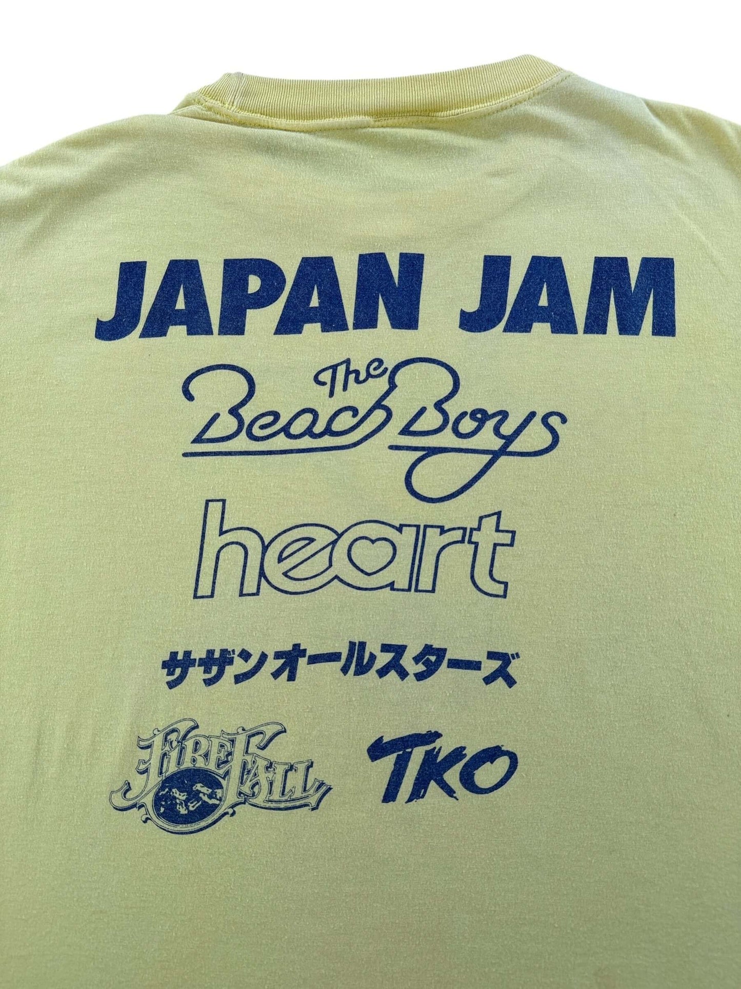 Back Graphic of Vintage 70’s Japan Jam Band Tee SZ L