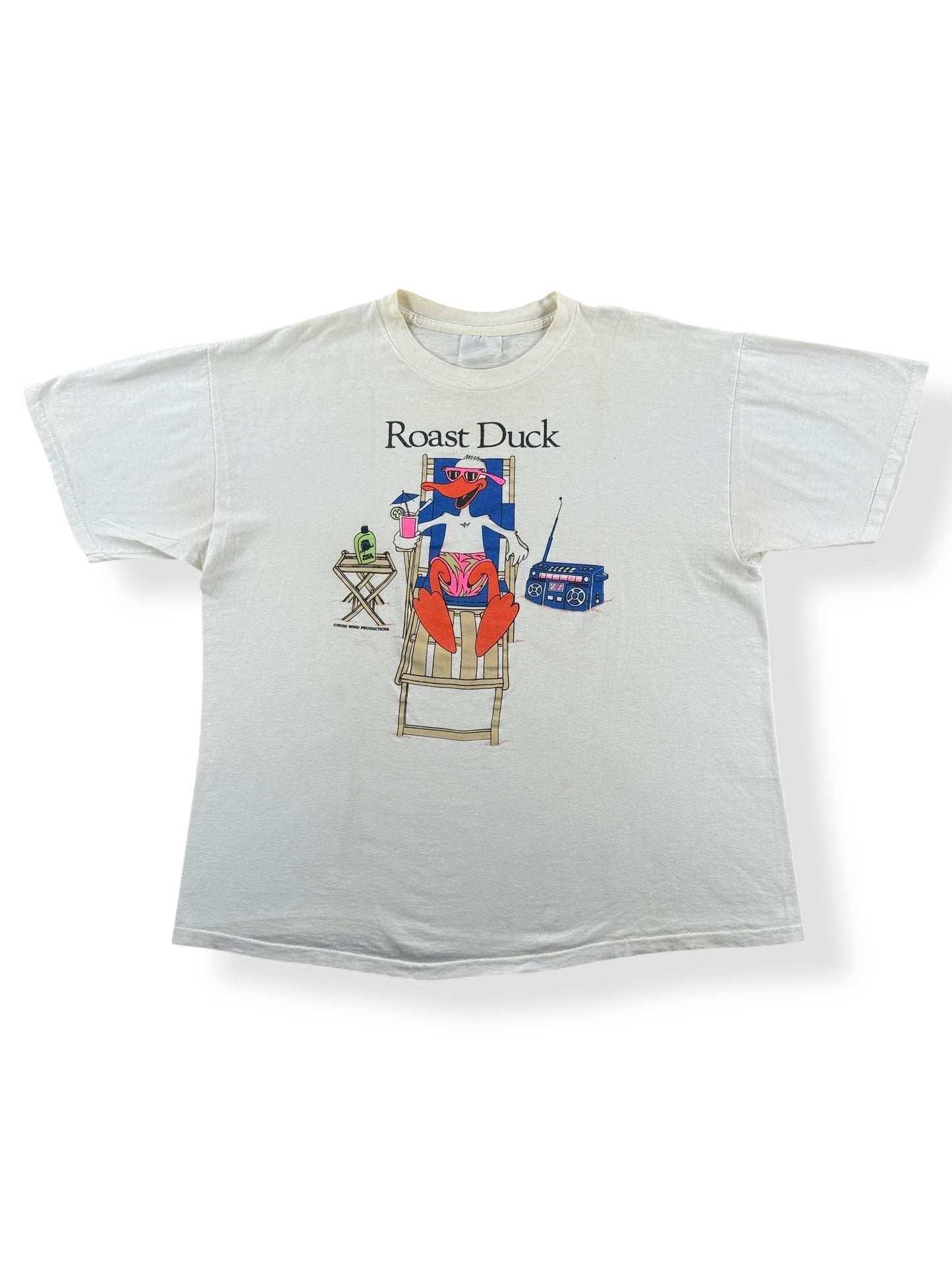 Front of Vintage Roast Duck Tee SZ XL