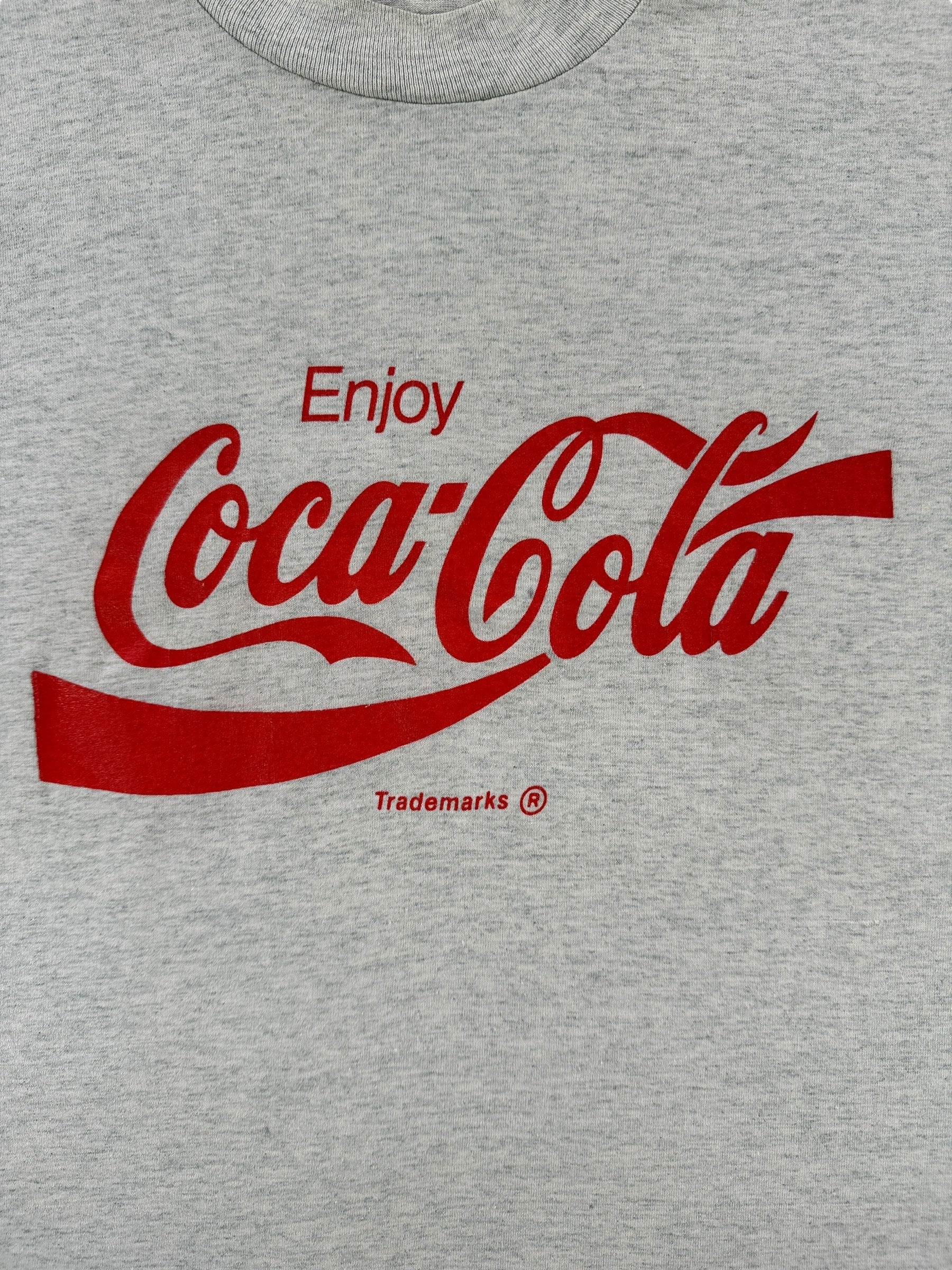Front Graphic of Vintage Coca-Cola Boxy Tee SZ XL