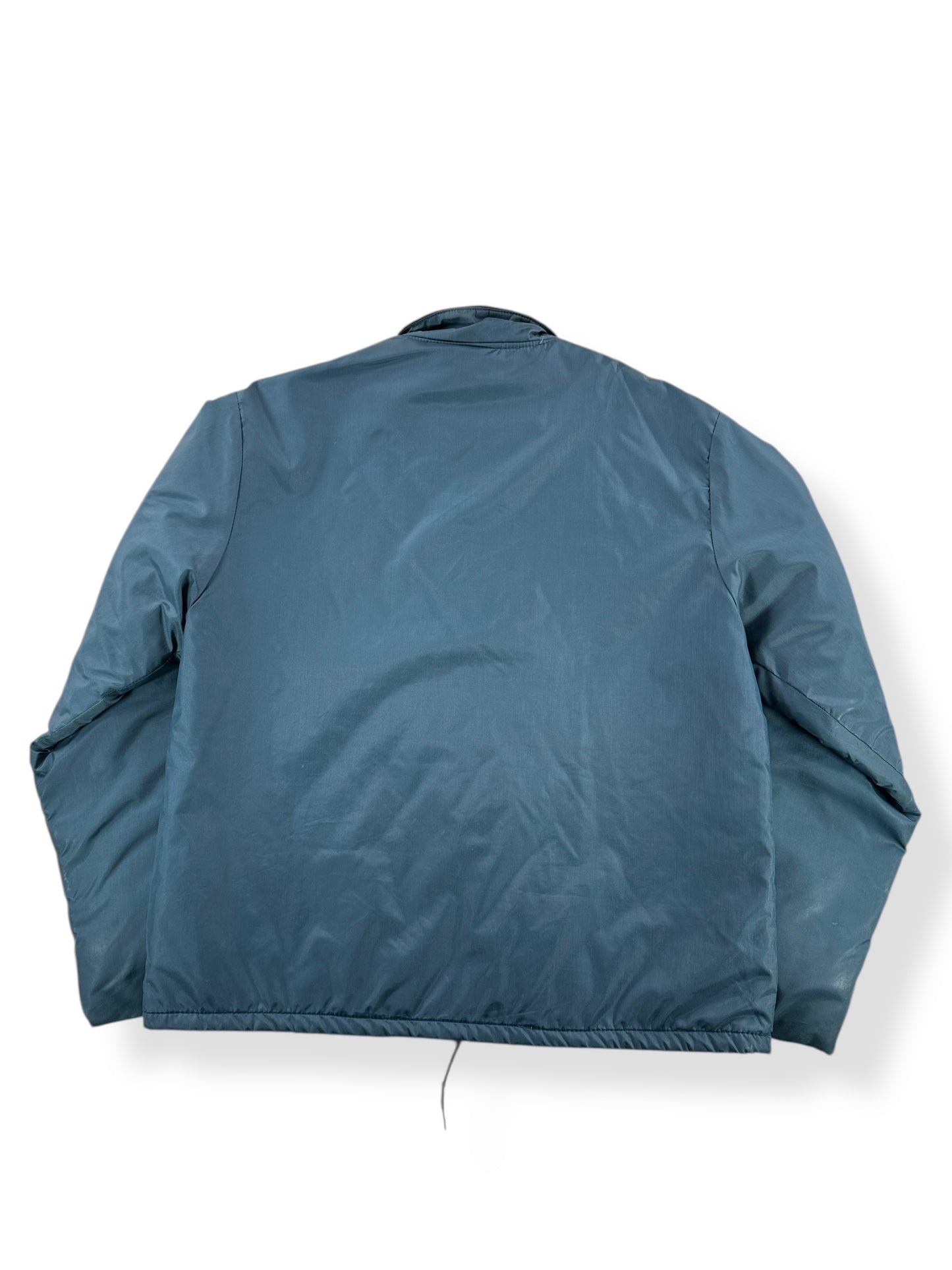 Back of Vintage Chevy Quilted Windbreaker Jacket SZ L