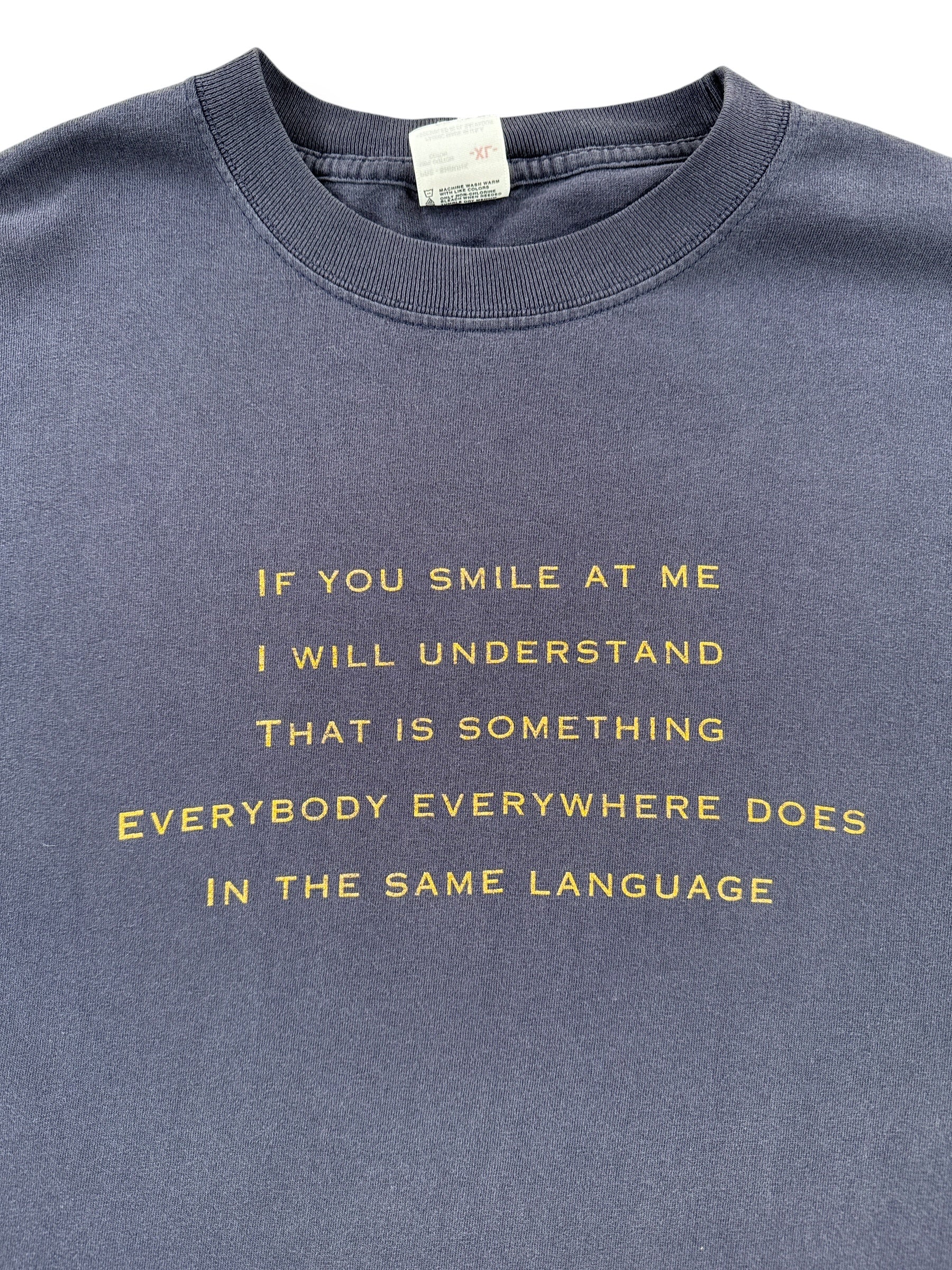 Front Graphic of Vintage Crosby, Stills, & Nash Longsleeve Tee SZ XL