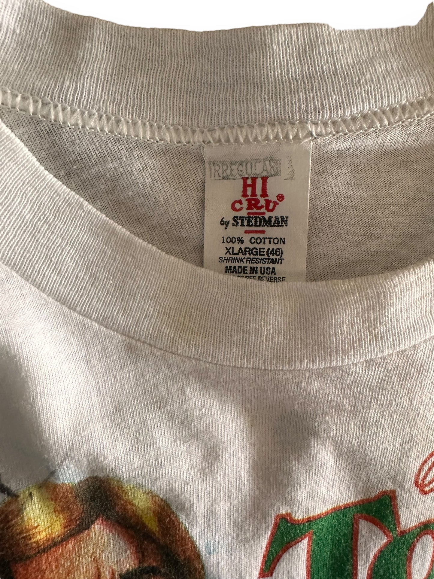 Tag View of Vintage Miss Tosti Asti Hydroplane Racing Tee SZ XL | Vintage Hydroplane T-Shirts Seattle | Barn Owl Vintage Clothing Seattle