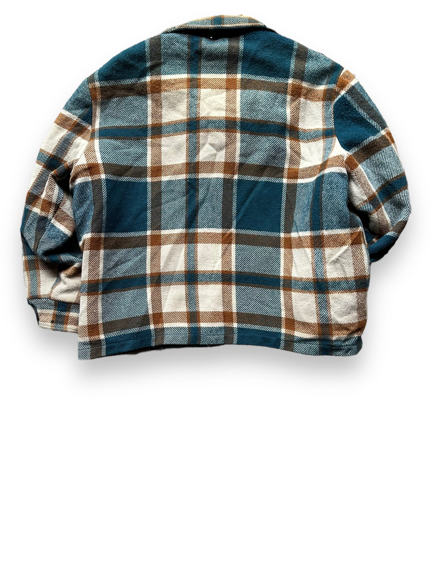 Rear View of Vintage Lined Woolrich Wool Jacket SZ XL | Vintage Woolrich Jacket Seattle | Seattle Vintage Clothing