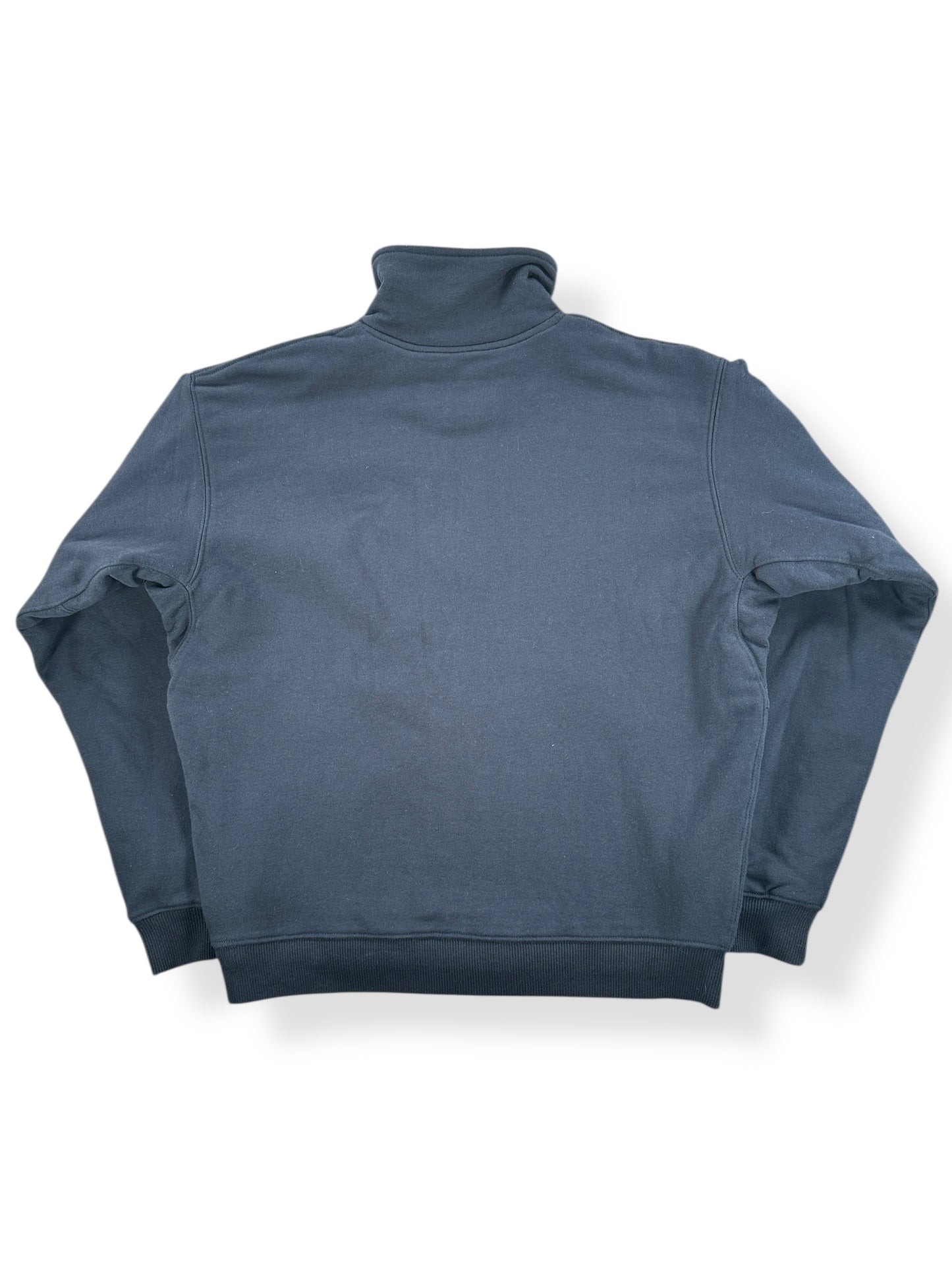 Back of Modern Filson Waffle Knit Half Zip Sweatshirt SZ S