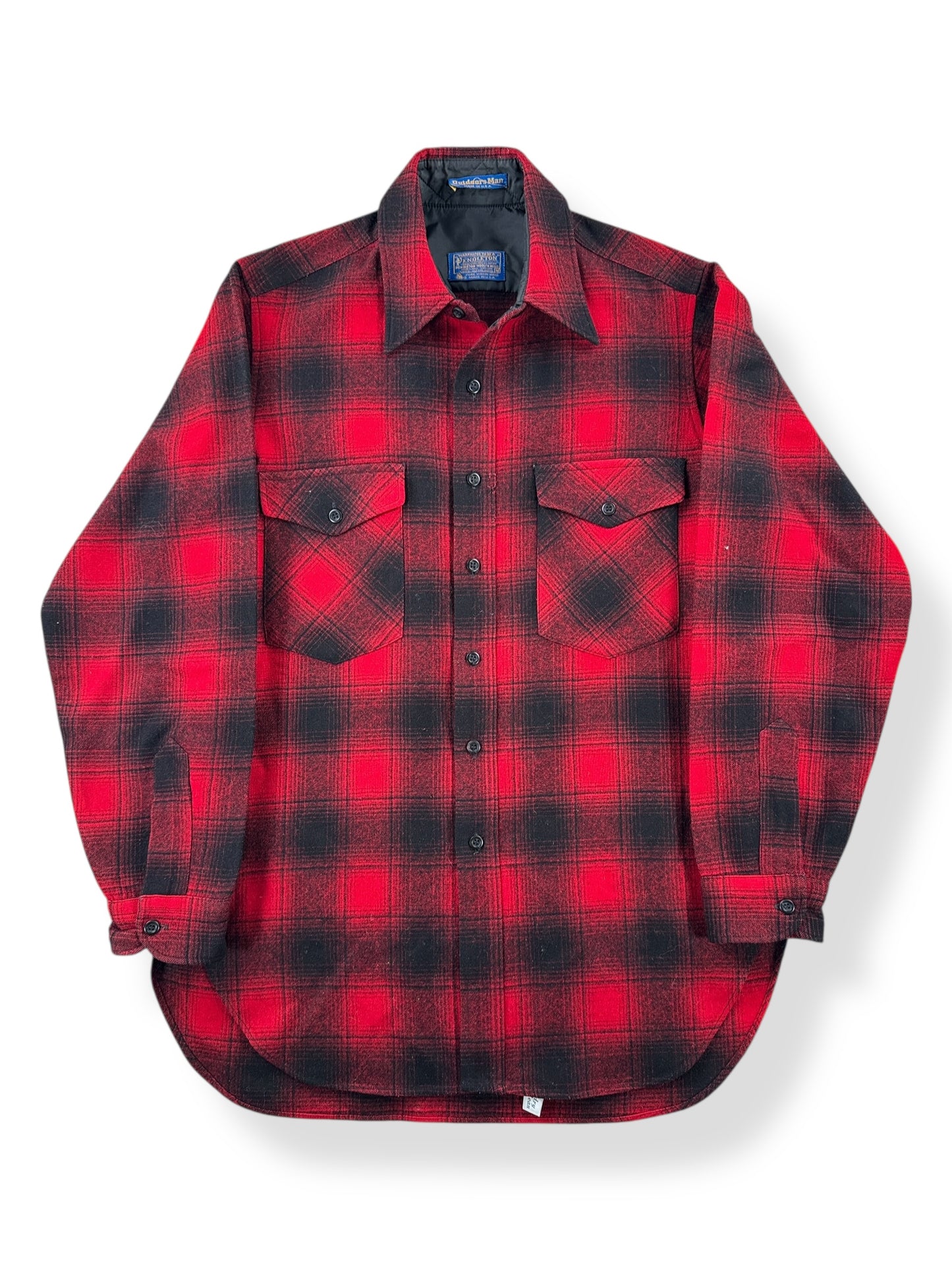 Front of Vintage Pendleton Outdoors Man Flannel SZ M