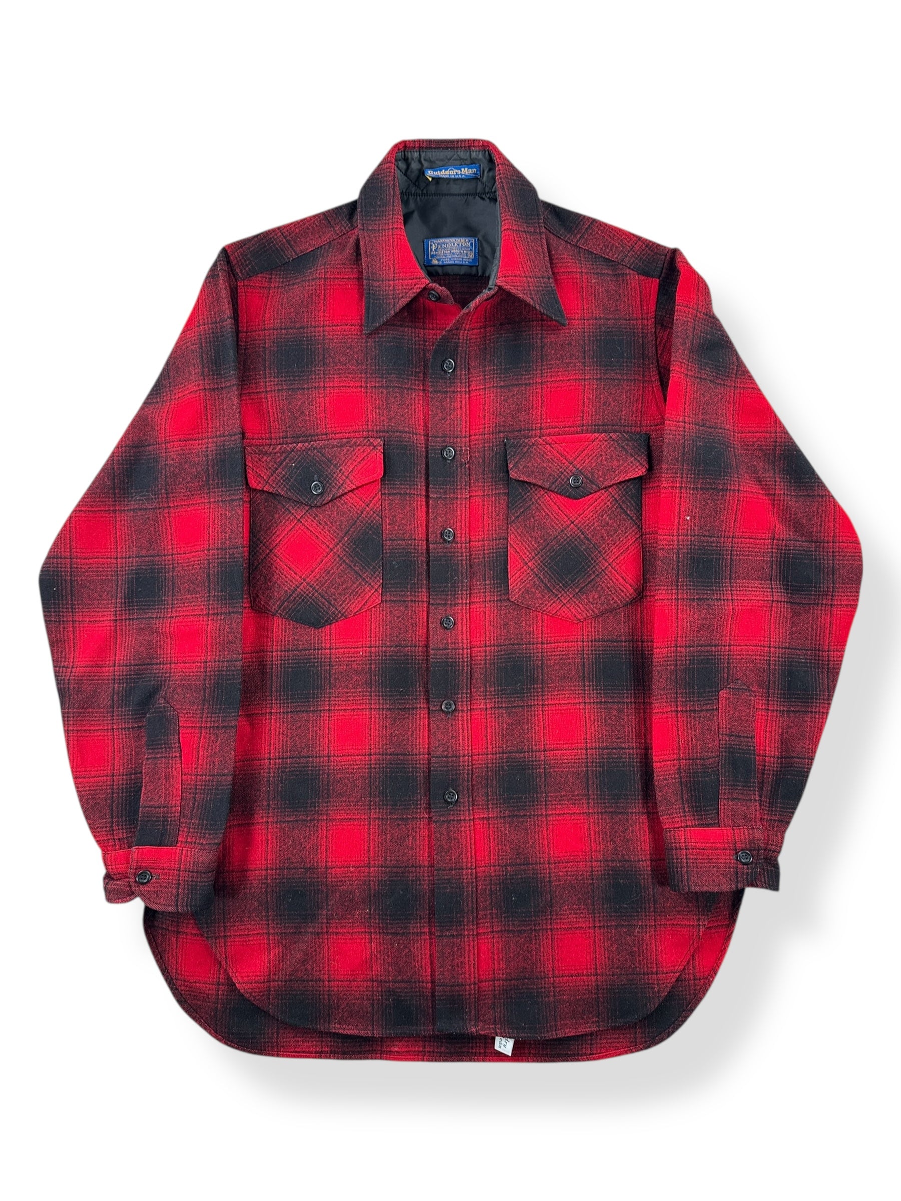 Front of Vintage Pendleton Outdoors Man Flannel SZ M