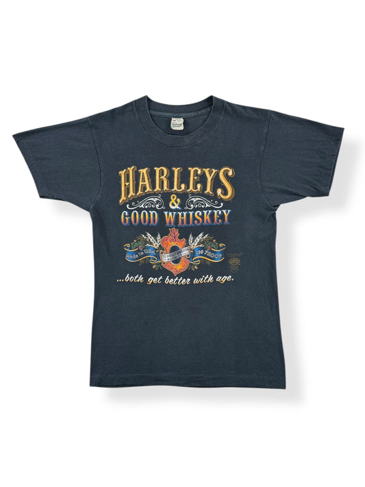 Front of Vintage Harleys & Whiskey Tee SZ S
