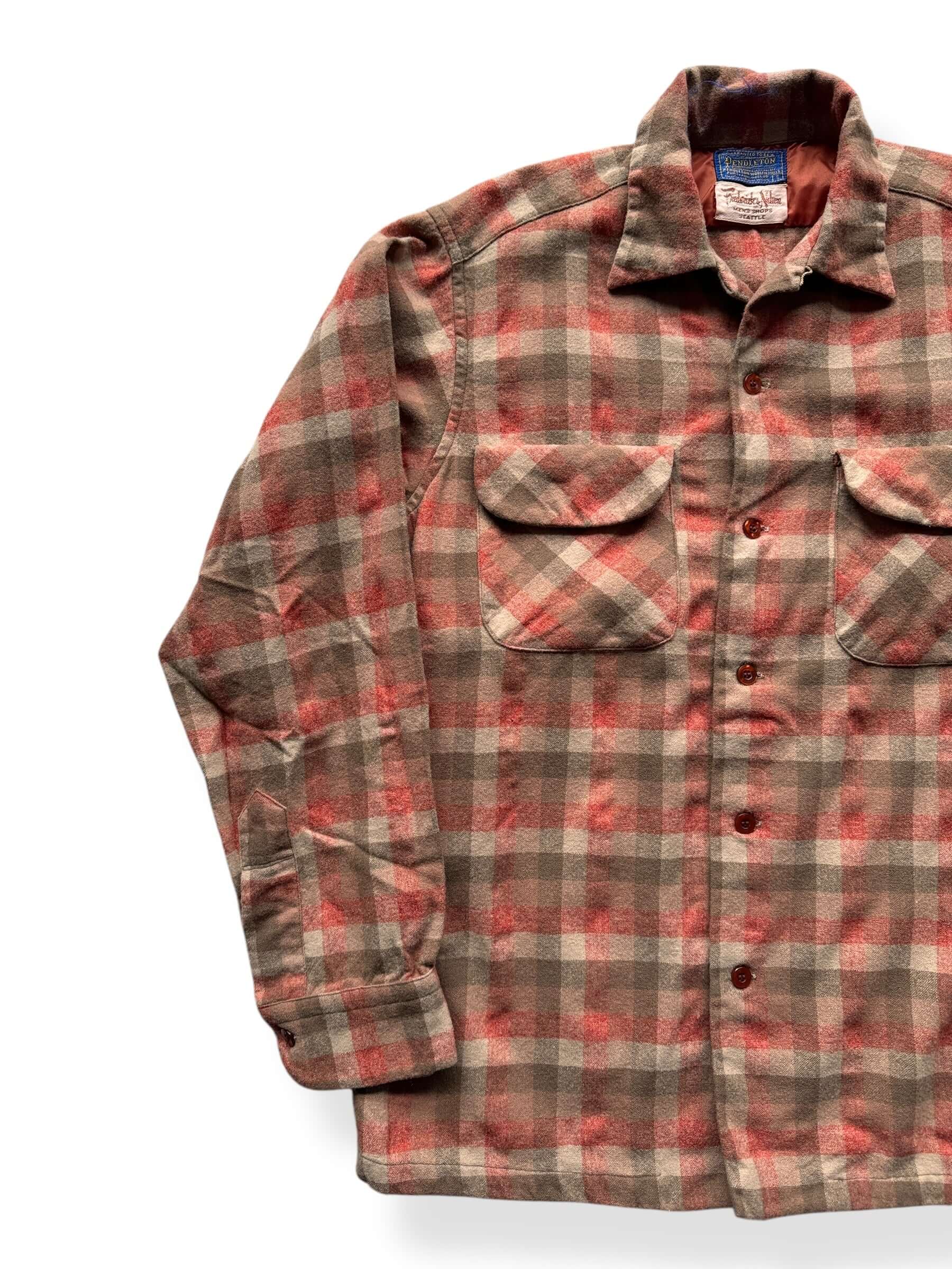 Front Right of Frederick & Nelson Pendy Board Shirt SZ S