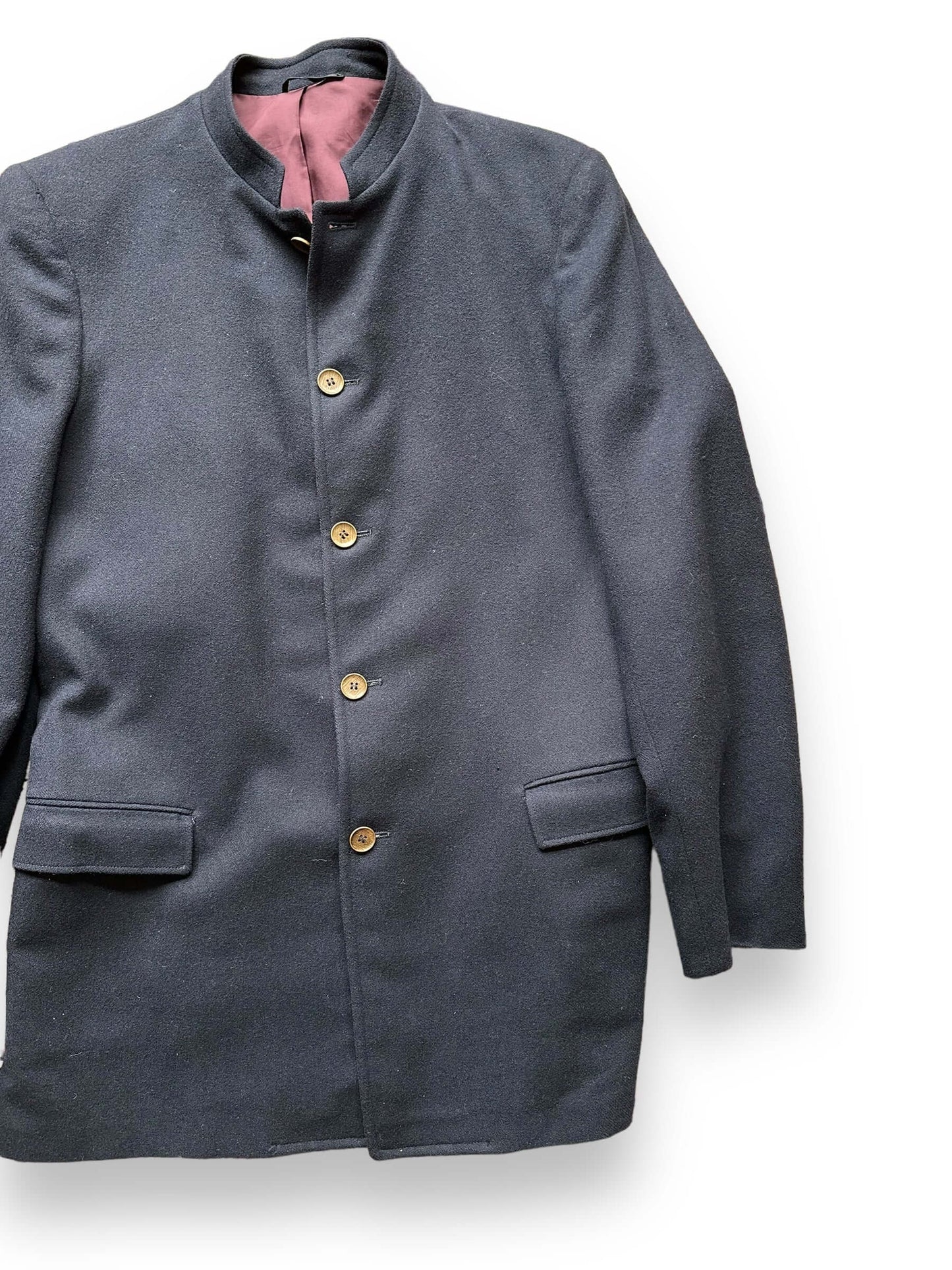 Front Left View of Vintage Renberg The Boys' Shop Wool Jacket SZ 38 | Vintage Wool Jacket Seattle | Seattle Vintage Clothing
