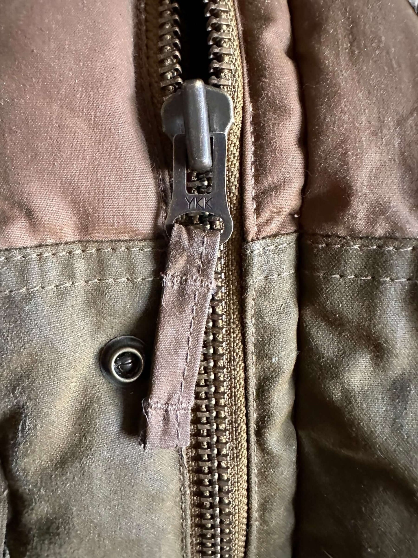 Zipper Pull on Filson Down Cruiser Jacket SZ XS | Filson Down Cruiser | Filson Workwear Seattle