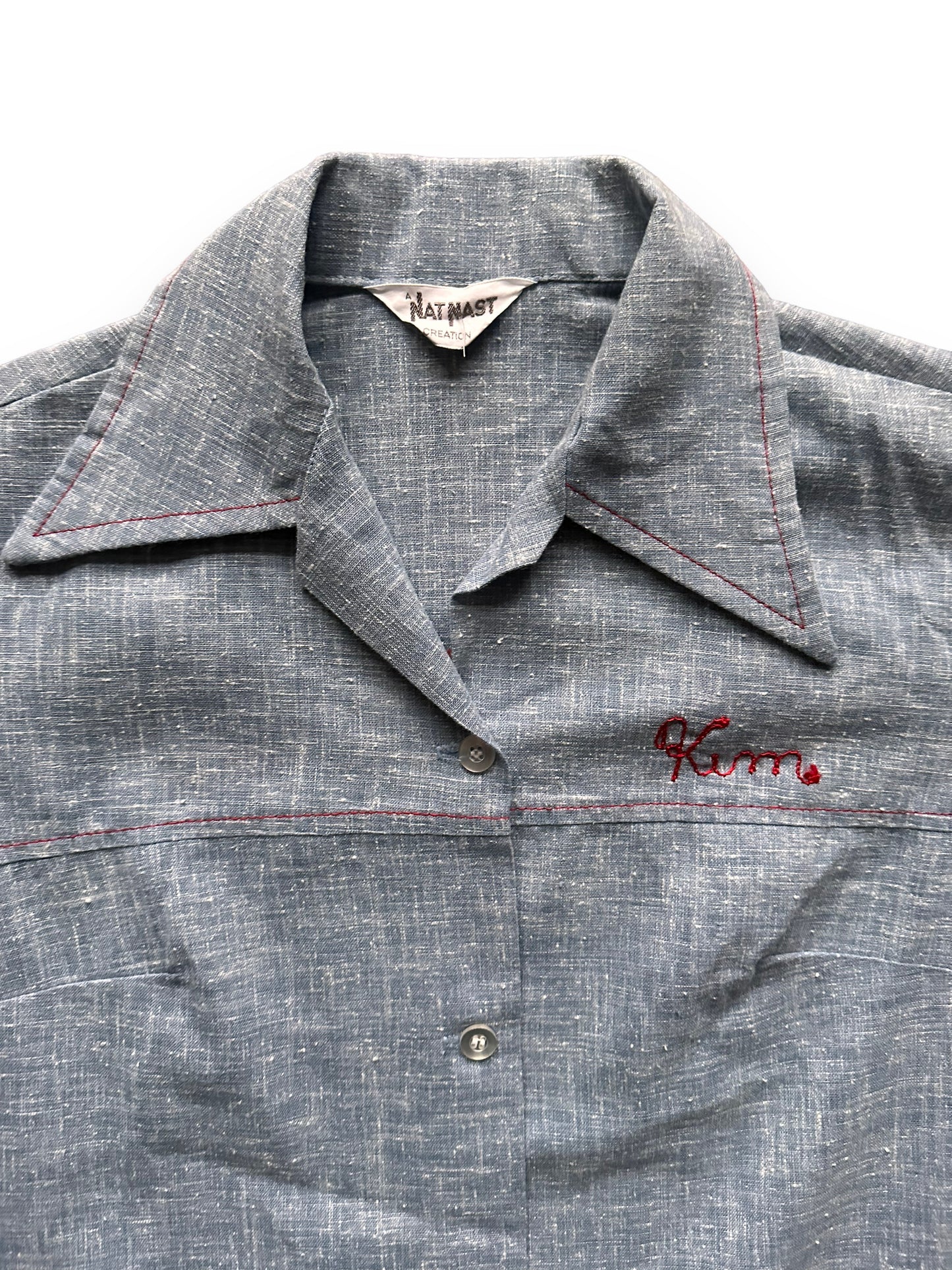 Vintage Belton Star Herald Ladies Bowling Shirt SZ M | Vintage Bowling Shirt Seattle | Barn Owl Vintage Seattle