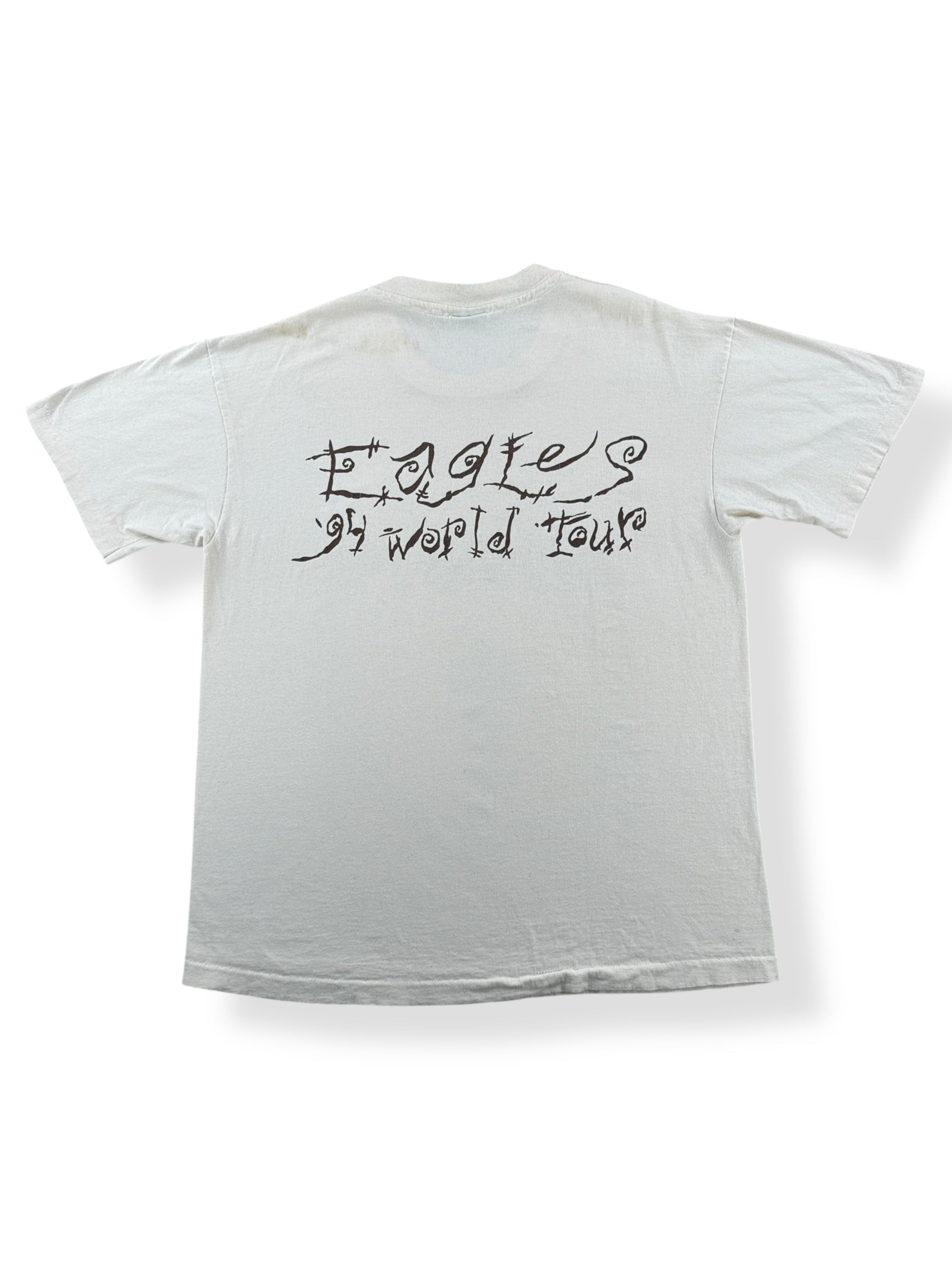 Back of Vintage Eagles 1994 World Tour Tee SZ XL