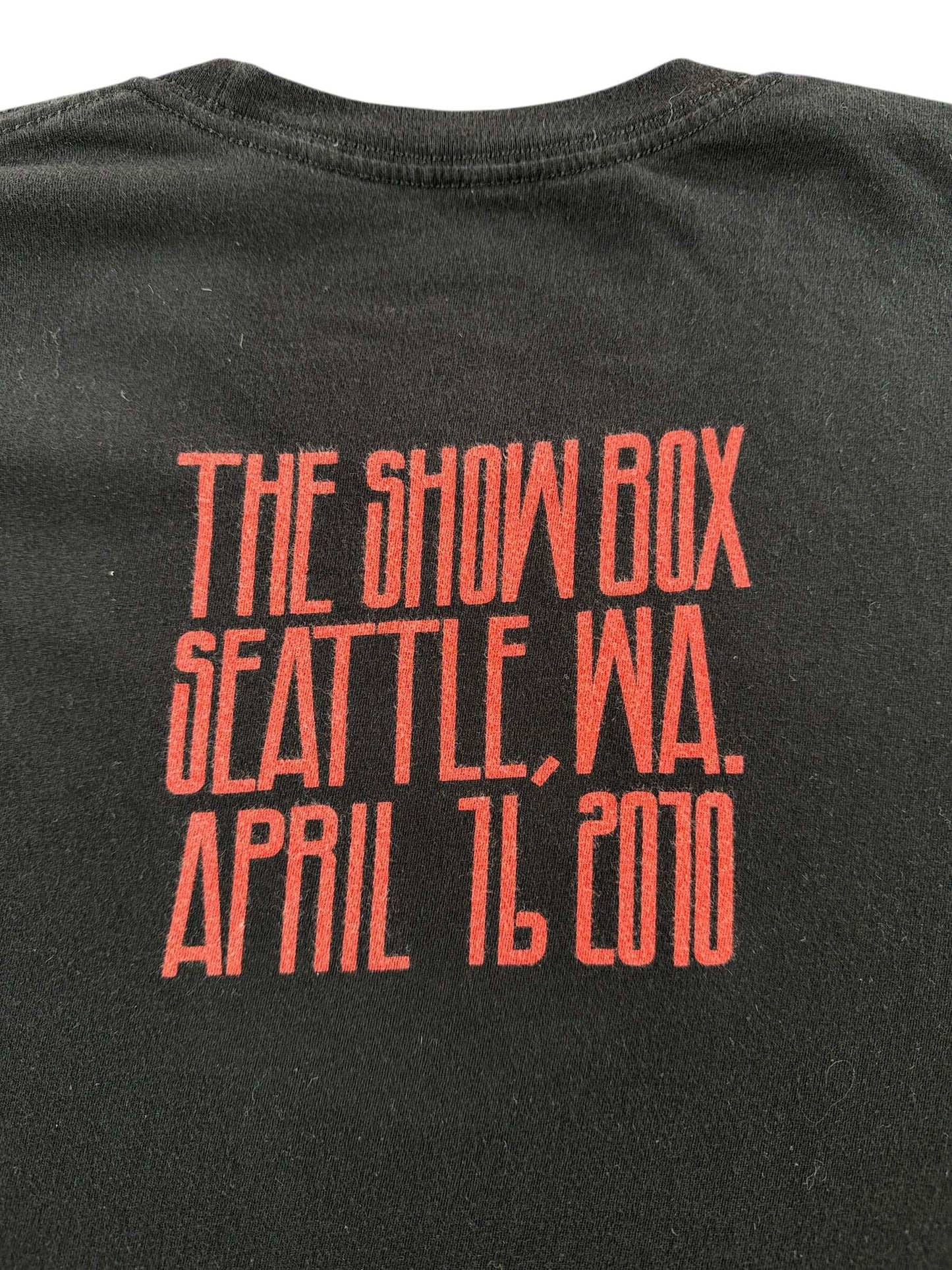 Back Graphic of 2010 Soundgarden "Nudedragons" Tee SZ L