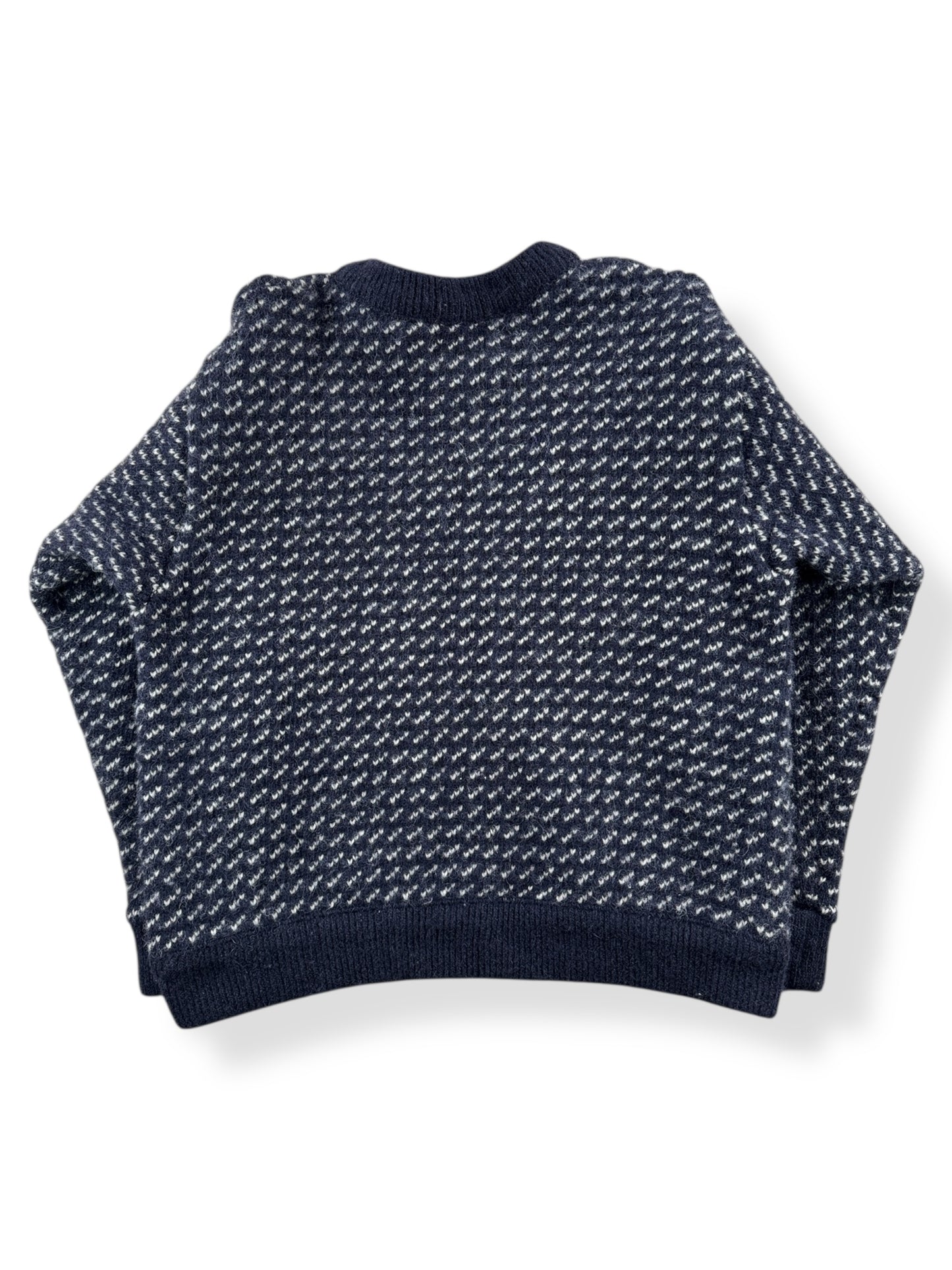 Back of Vintage Ladies L.L. Bean Norwegian Birdseye Sweater SZ L