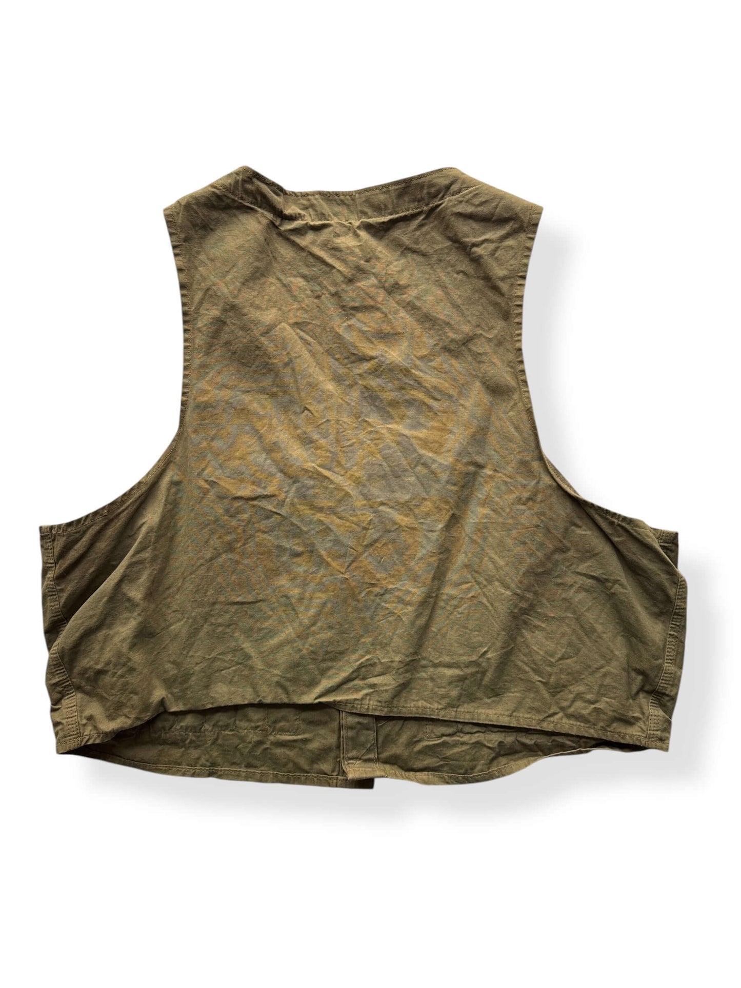 Back of Vintage Hunting Vest SZ XL