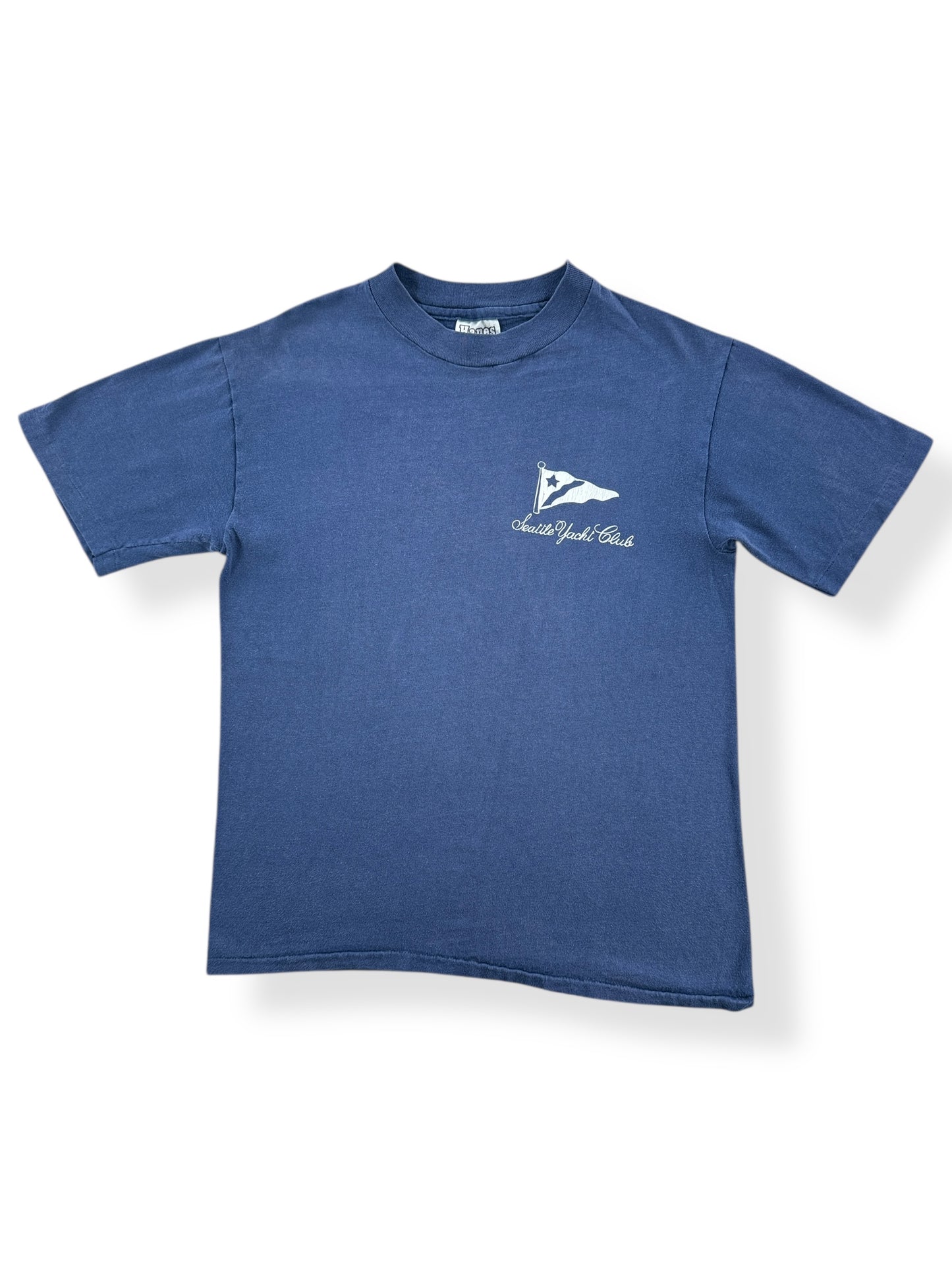 Front of Vintage Seattle Yacht Club Tee SZ S
