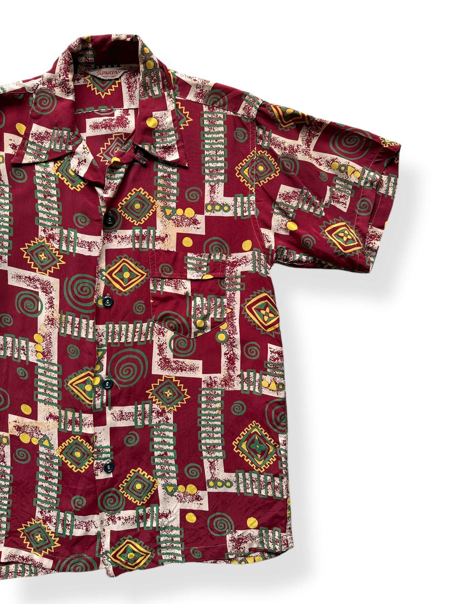 Front Left of Vintage Spartan Abstract Aloha SZ S