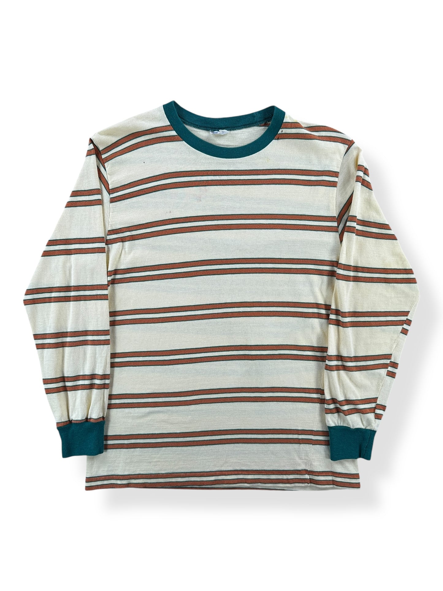 Front of Vintage Penney's Towncraft Striped Long Sleeve Tee SZ S
