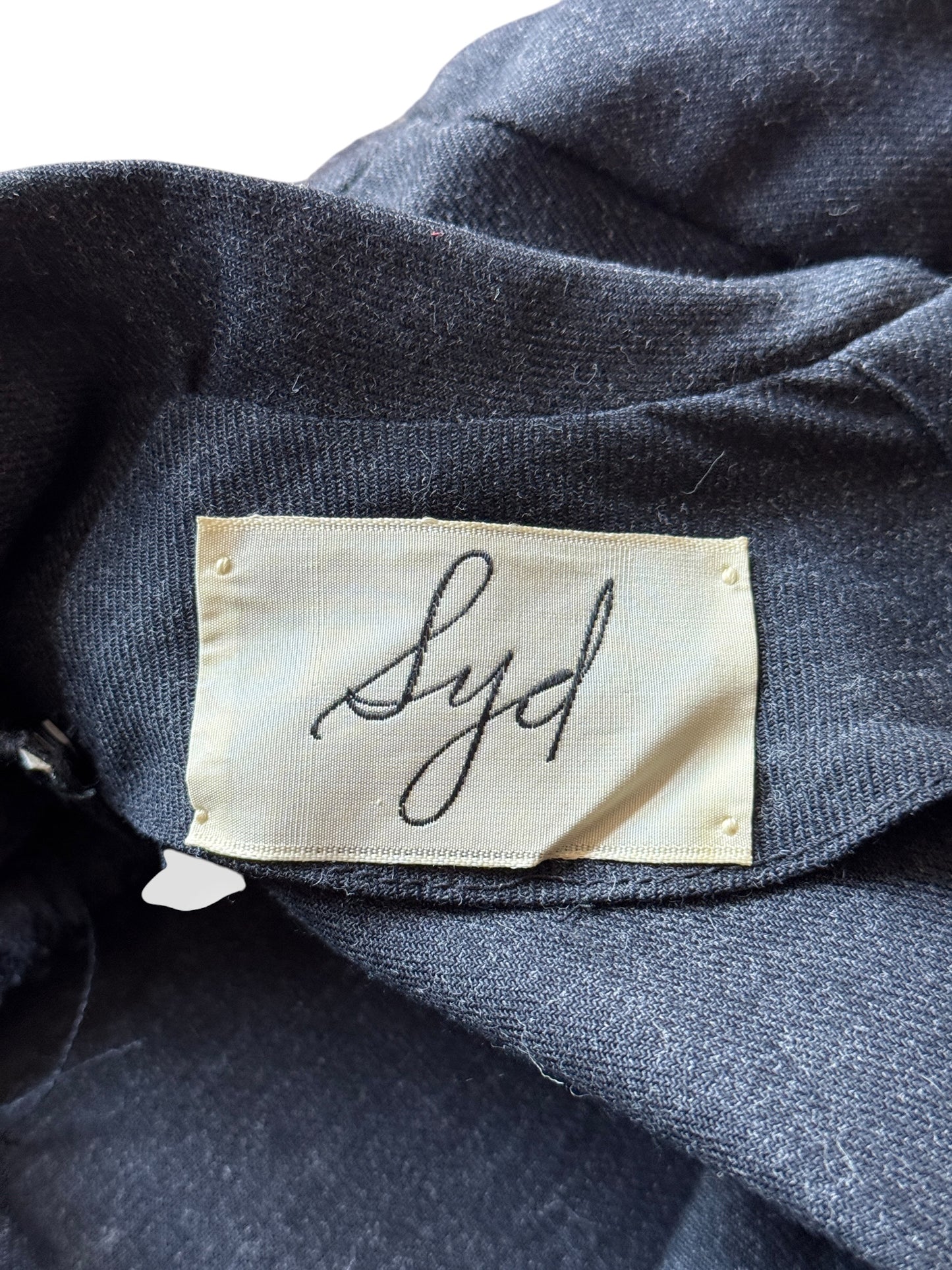 Tag on Vintage Slate Knit Button Dress SZ S/M