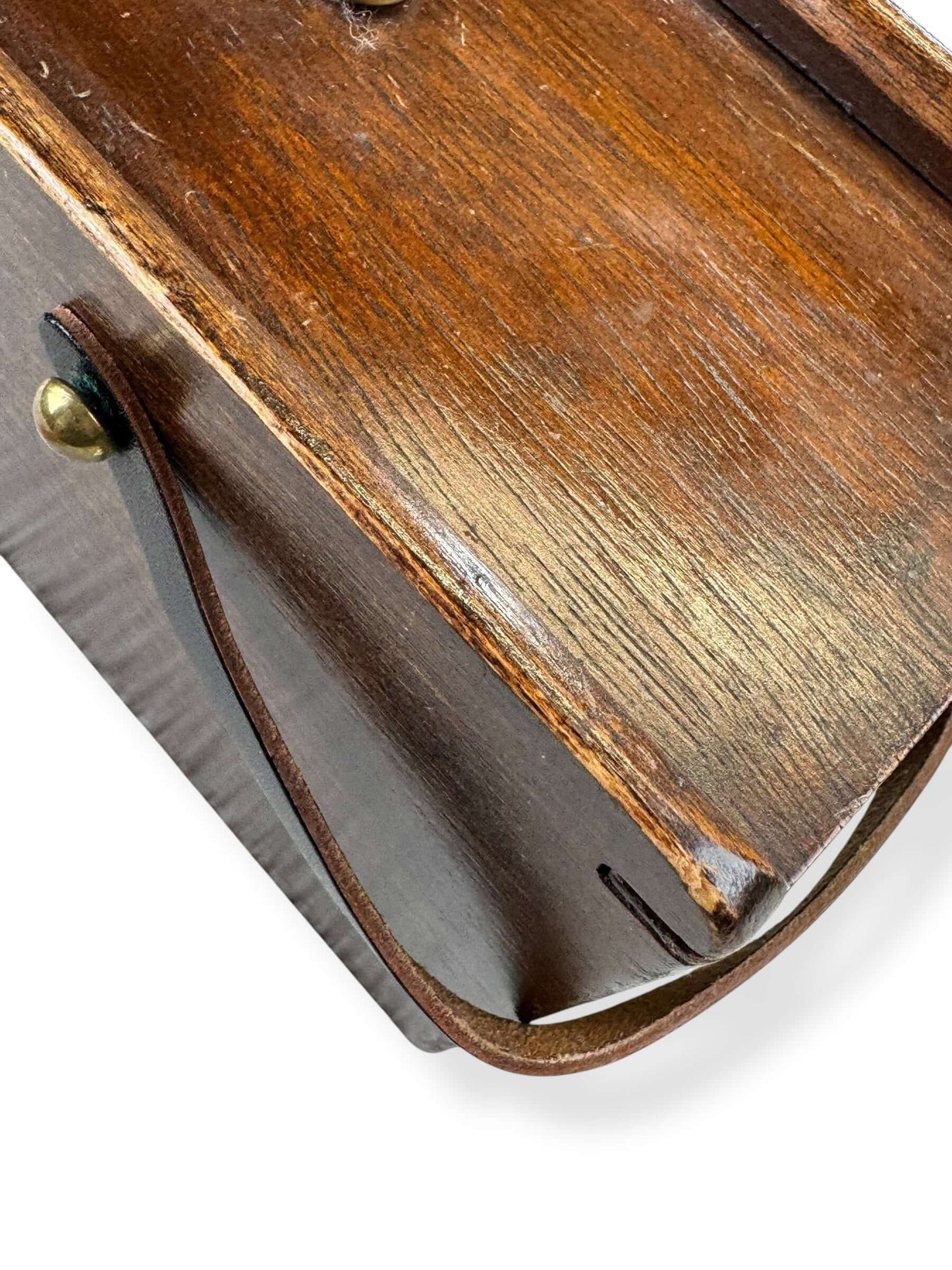 Damage view of 1964 Enid Collins Paisano Roadrunner Box Purse