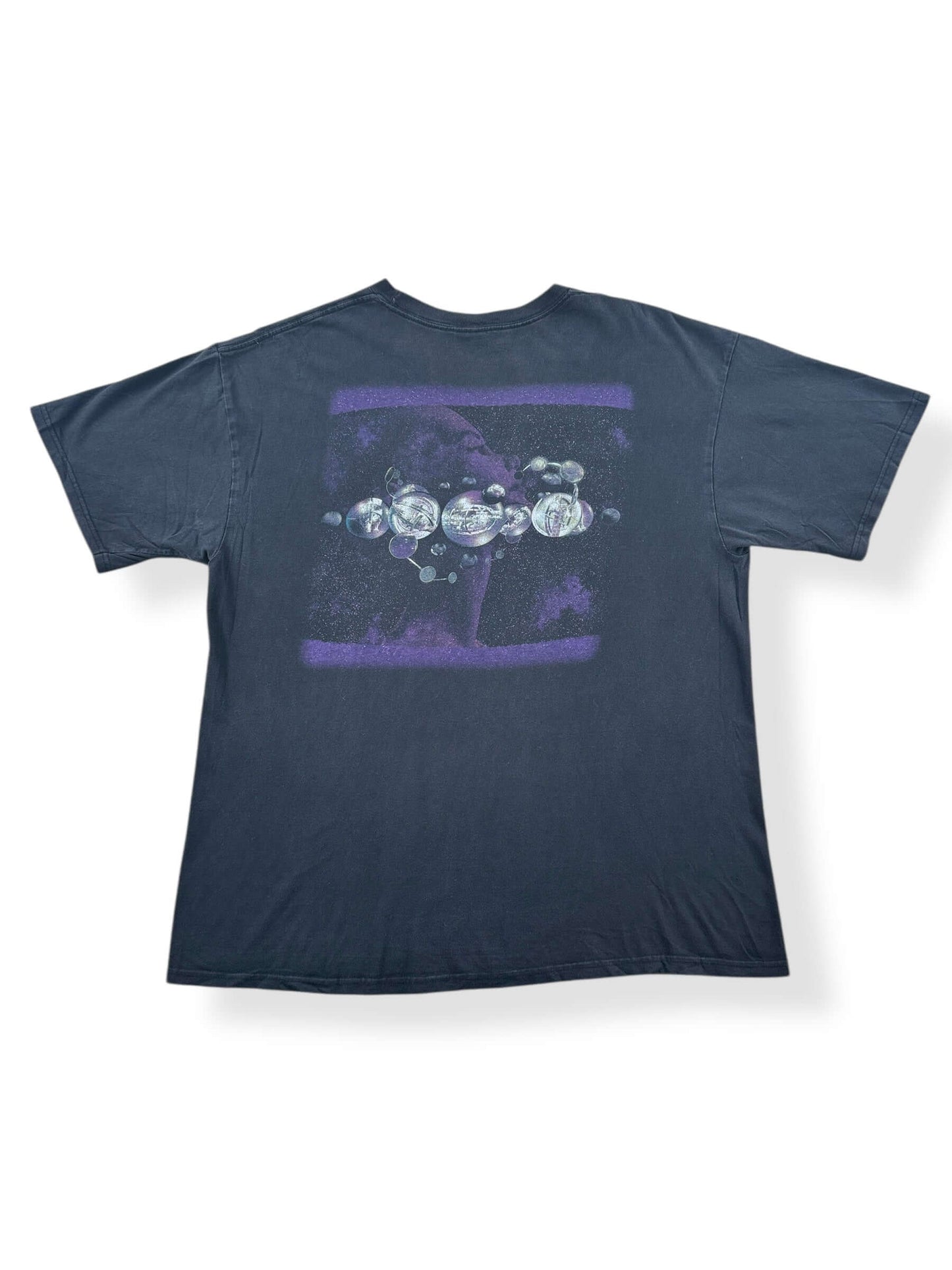 Back of Vintage 2001 Yes Magnification Tour Tee SZ XL