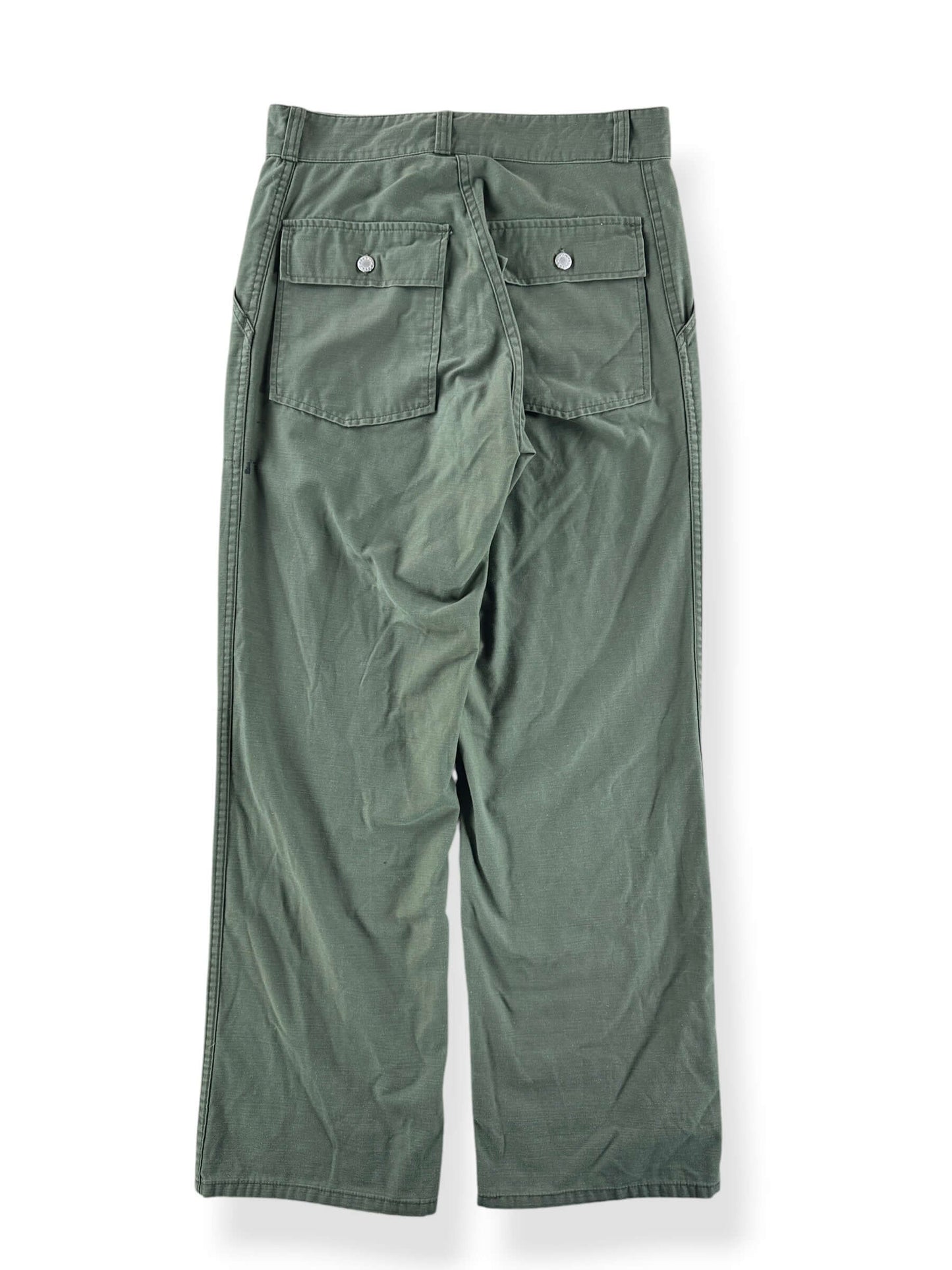 Back of Repro Patch Pocket OG107 Style Trousers W30 (Fits W32)