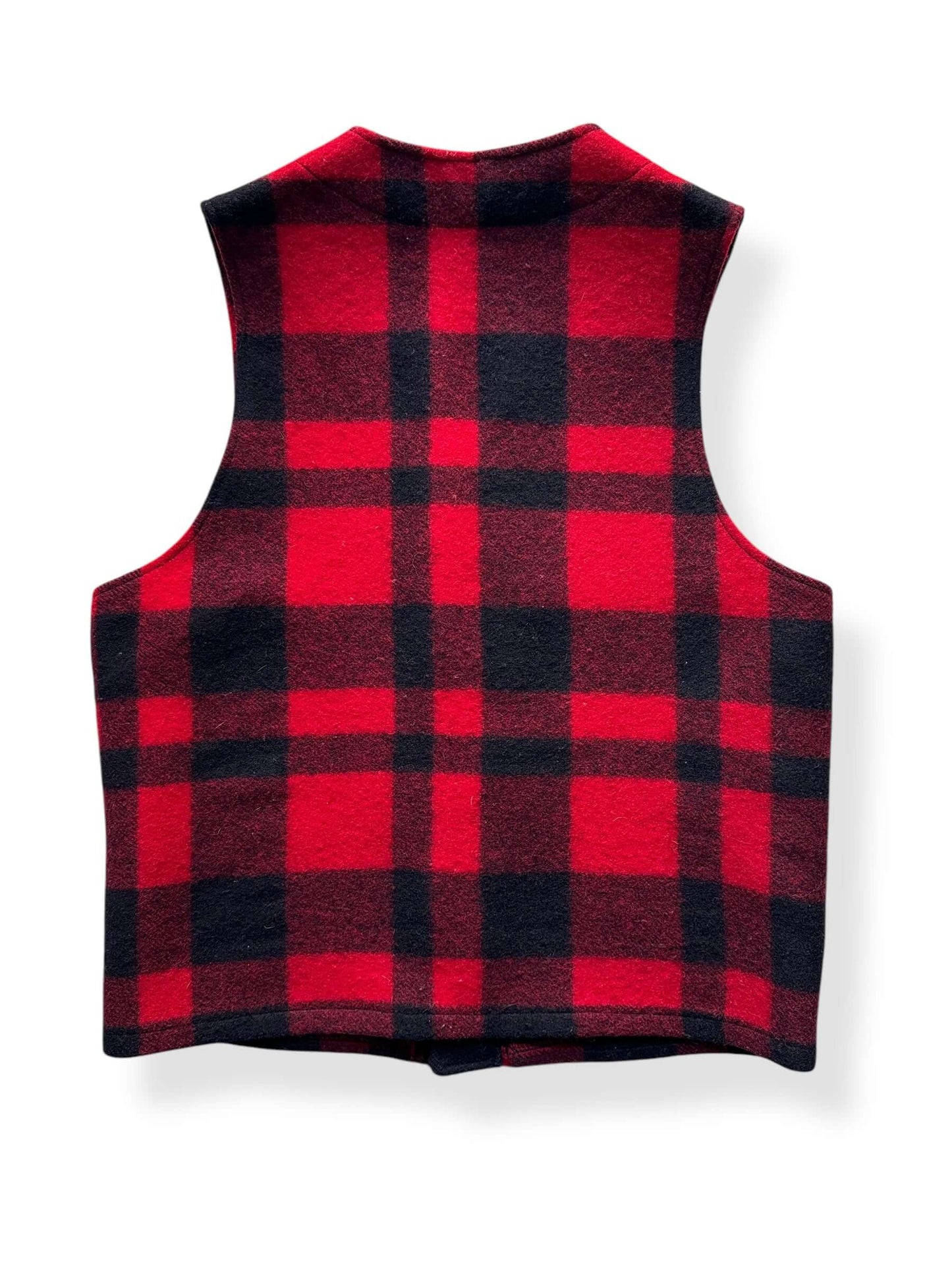 Back of Vintage Filson Mackinaw Wool Vest SZ 42