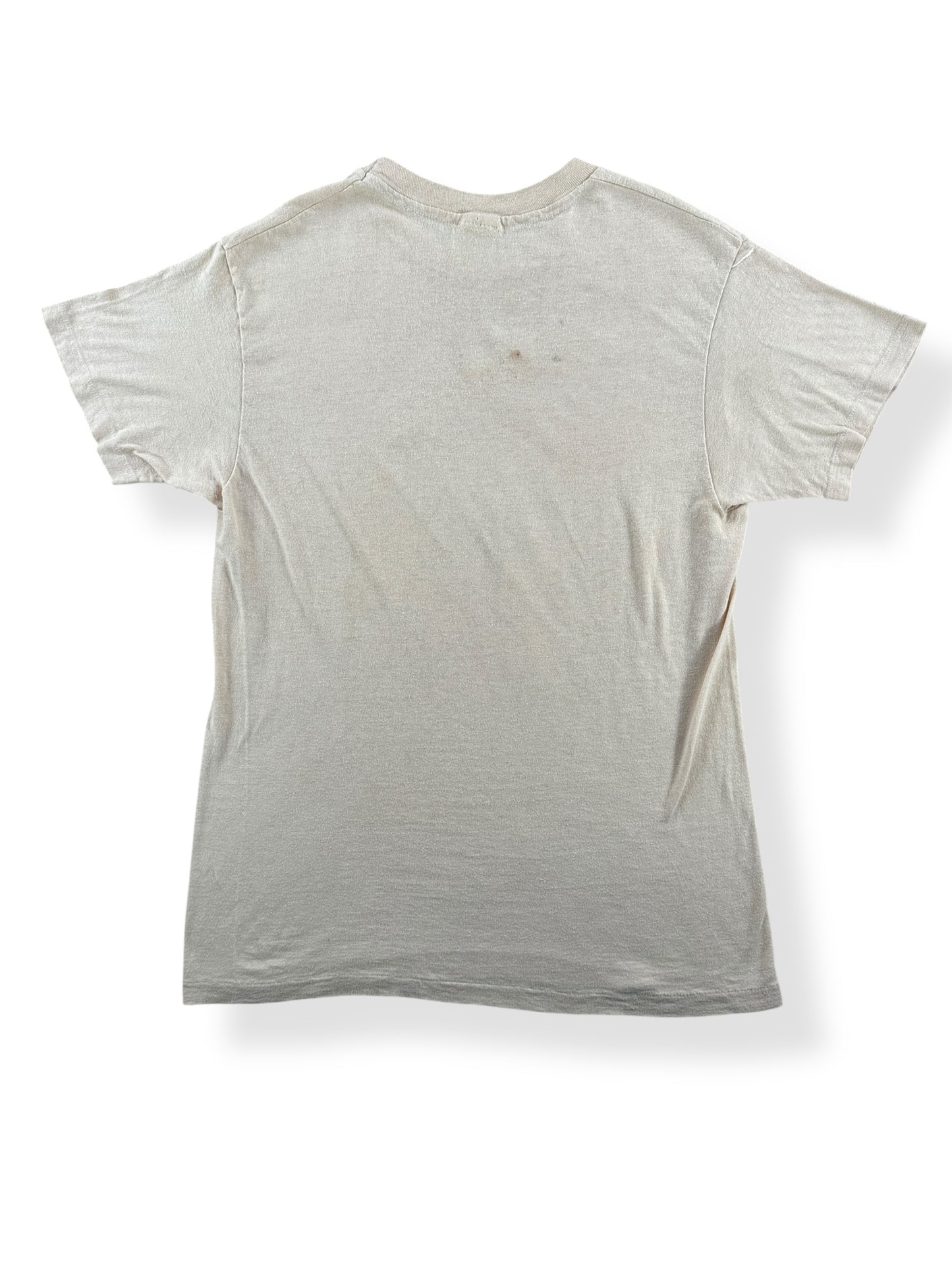 Back of Vintage Cream Colored Miss Wrangler Jeans W28