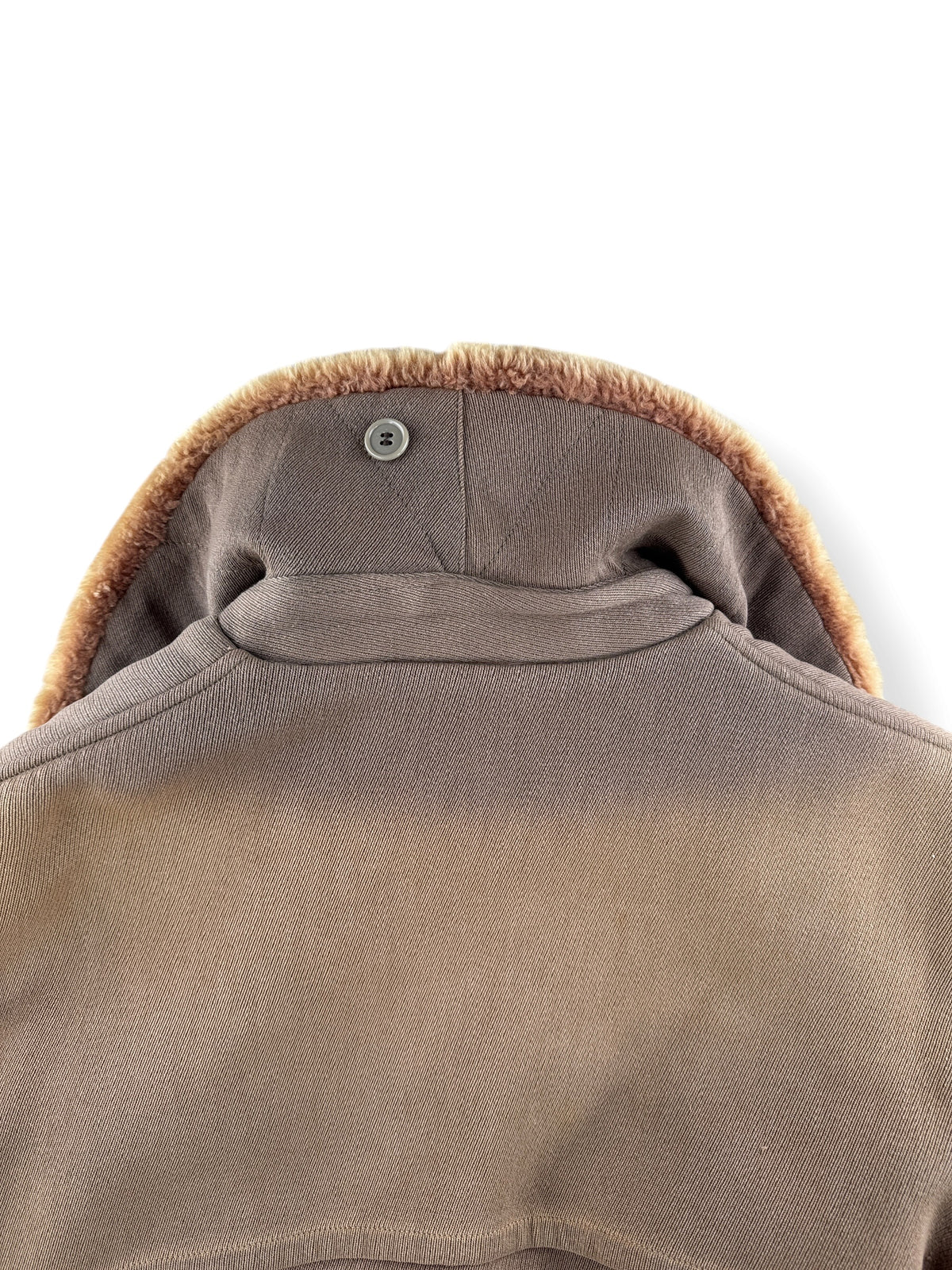 Fading on back of Vintage 40s JC Penny Sport Clad Calvary Twill Jacket SZ L