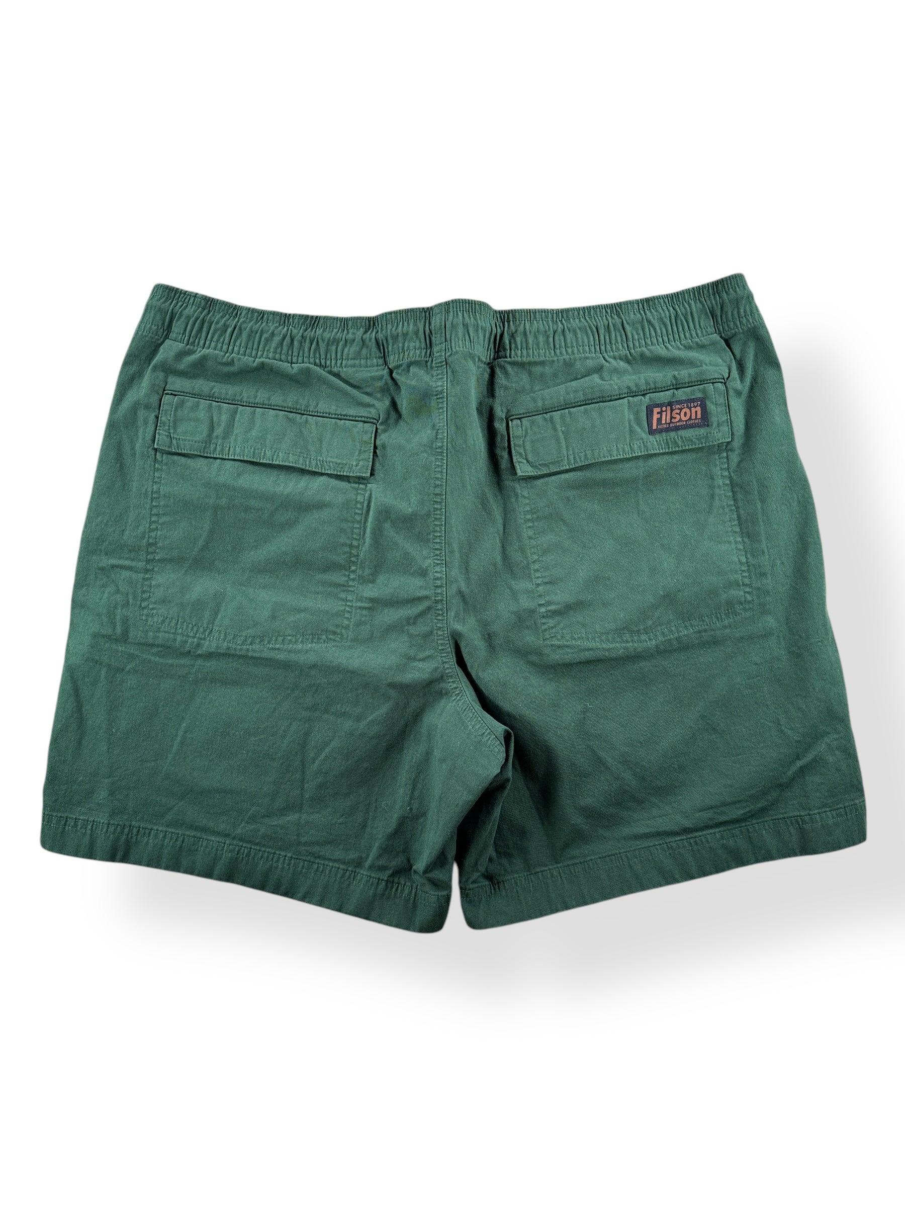 Back of Modern NWT Filson Granite Mountain Pull On Shorts SZ XL