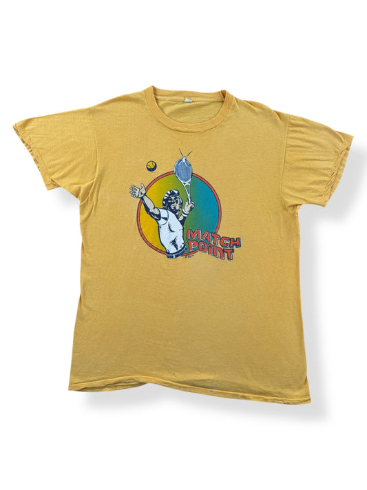 Front of Vintage Match Point Tee SZ M