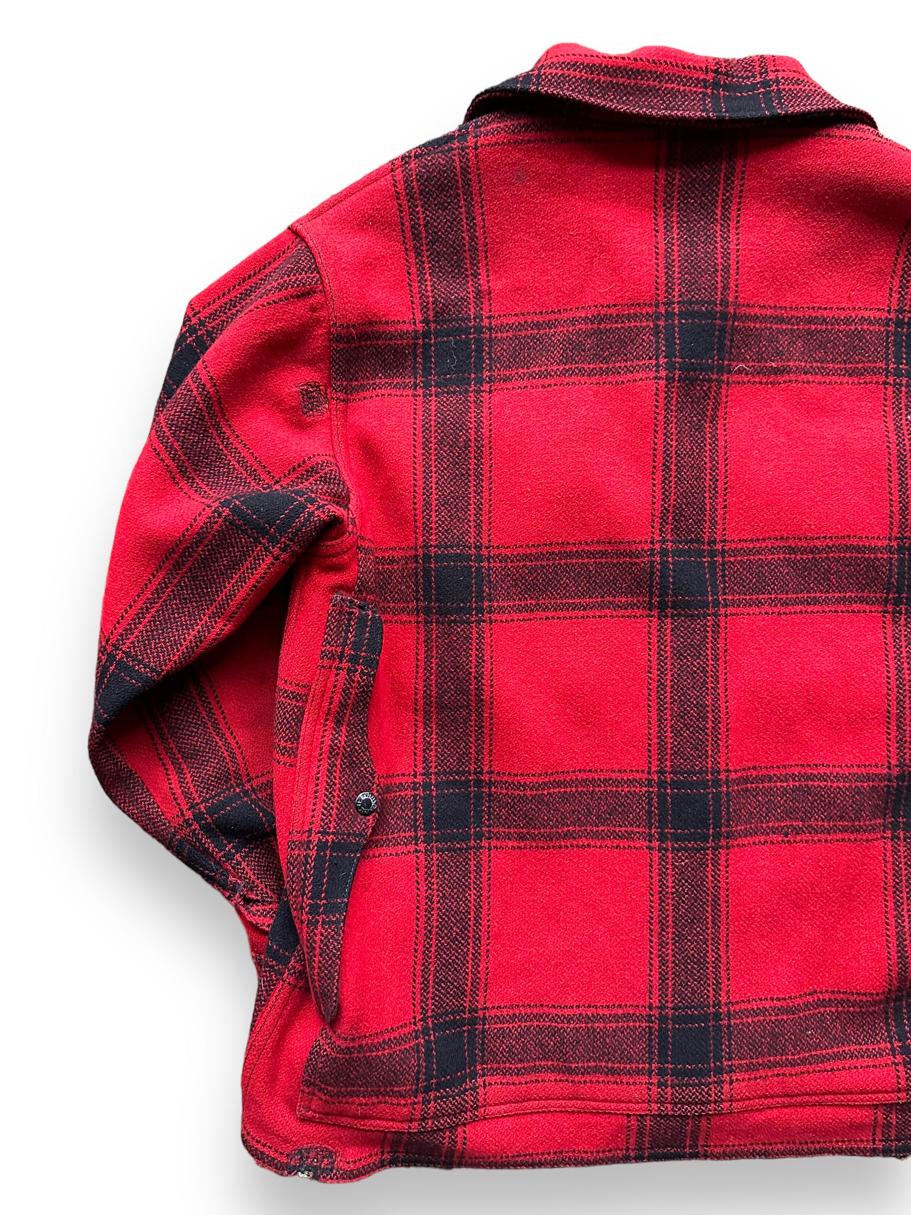 back left of Vintage 60s Filson Repaired Hunter Jacket SZ 44 |  Barn Owl Vintage Goods | Vintage Filson Workwear Seattle