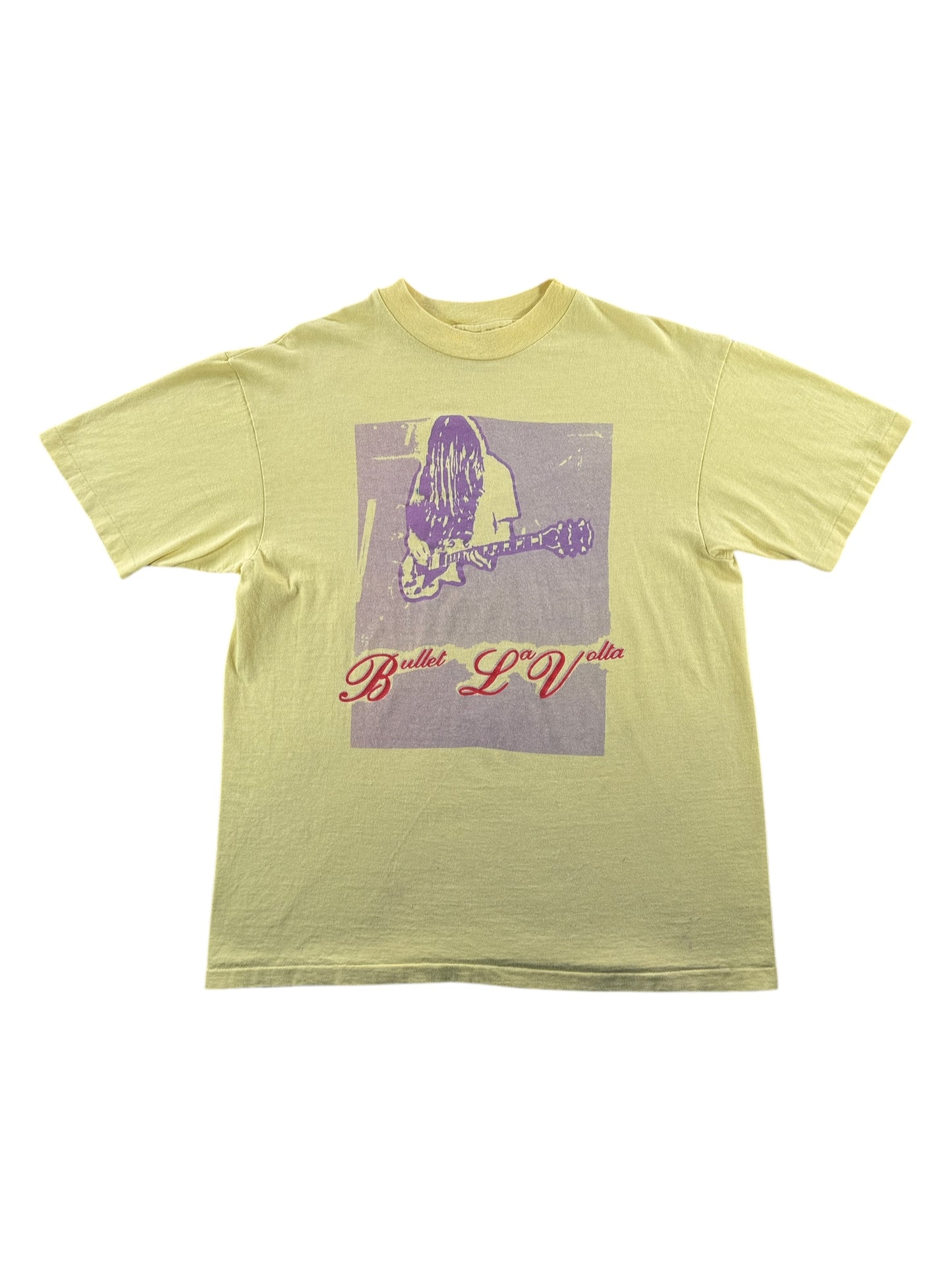 Front of Vintage Bullet LaVolta Tee SZ M AS IS