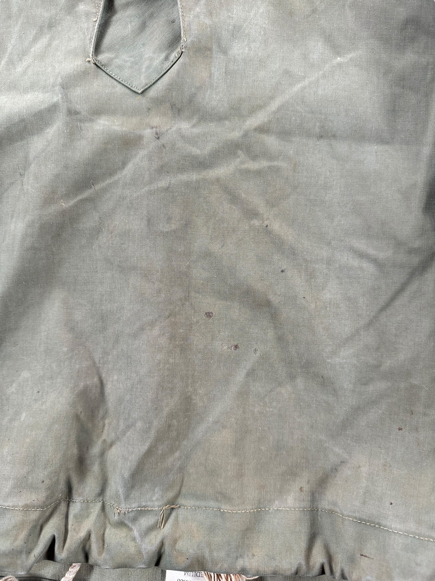 Stains on Vintage WW2 Era USN Foul Weather Smock SZ M