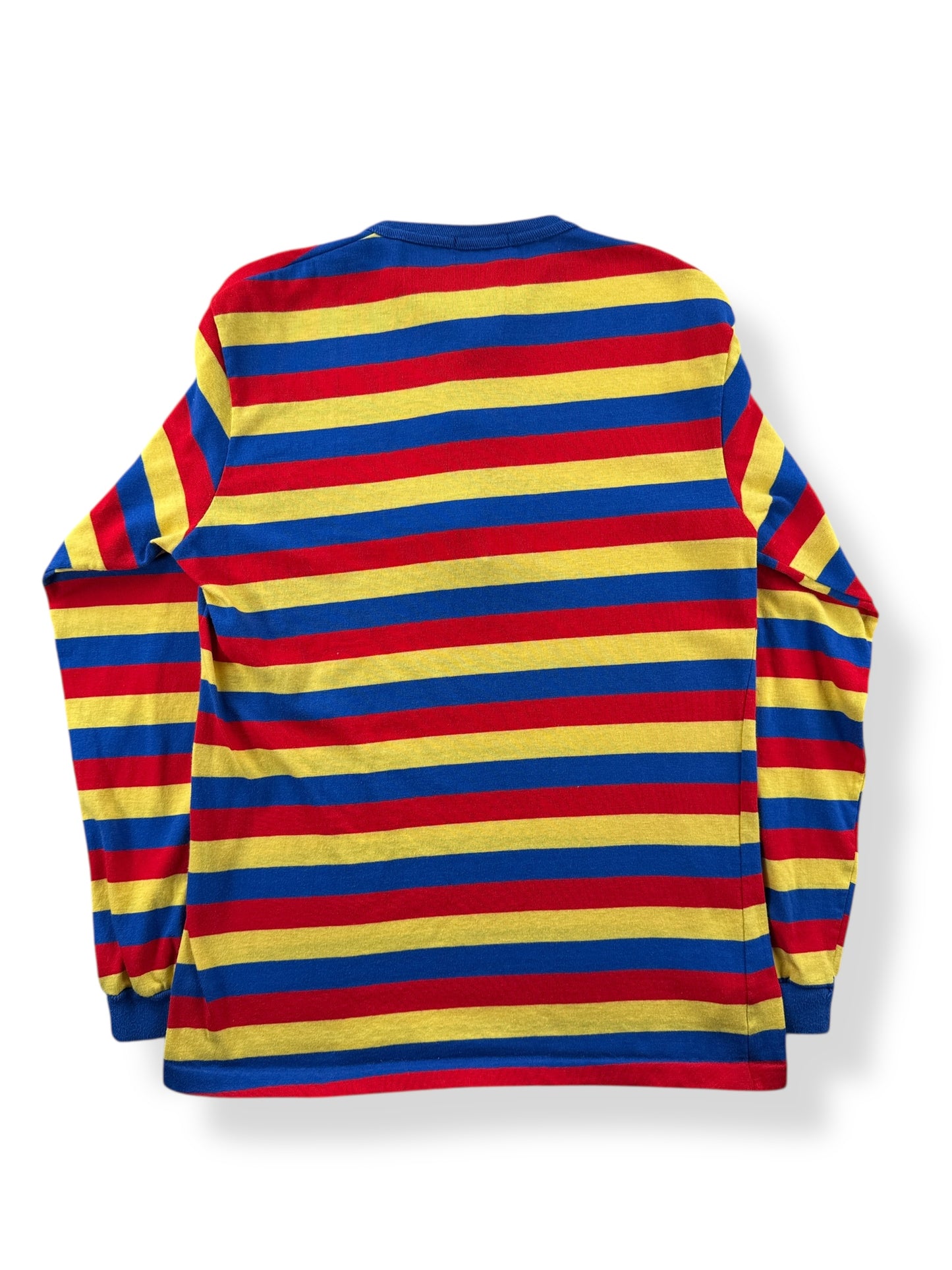 Back of Vintage Gant The Rugger Striped Henley SZ M