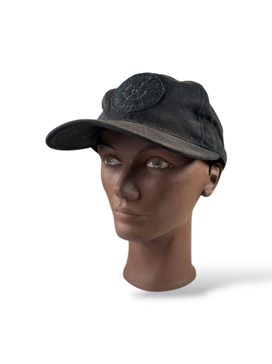 Front 3/4 of Modern Black Worn Out Filson Ballard Hat OS