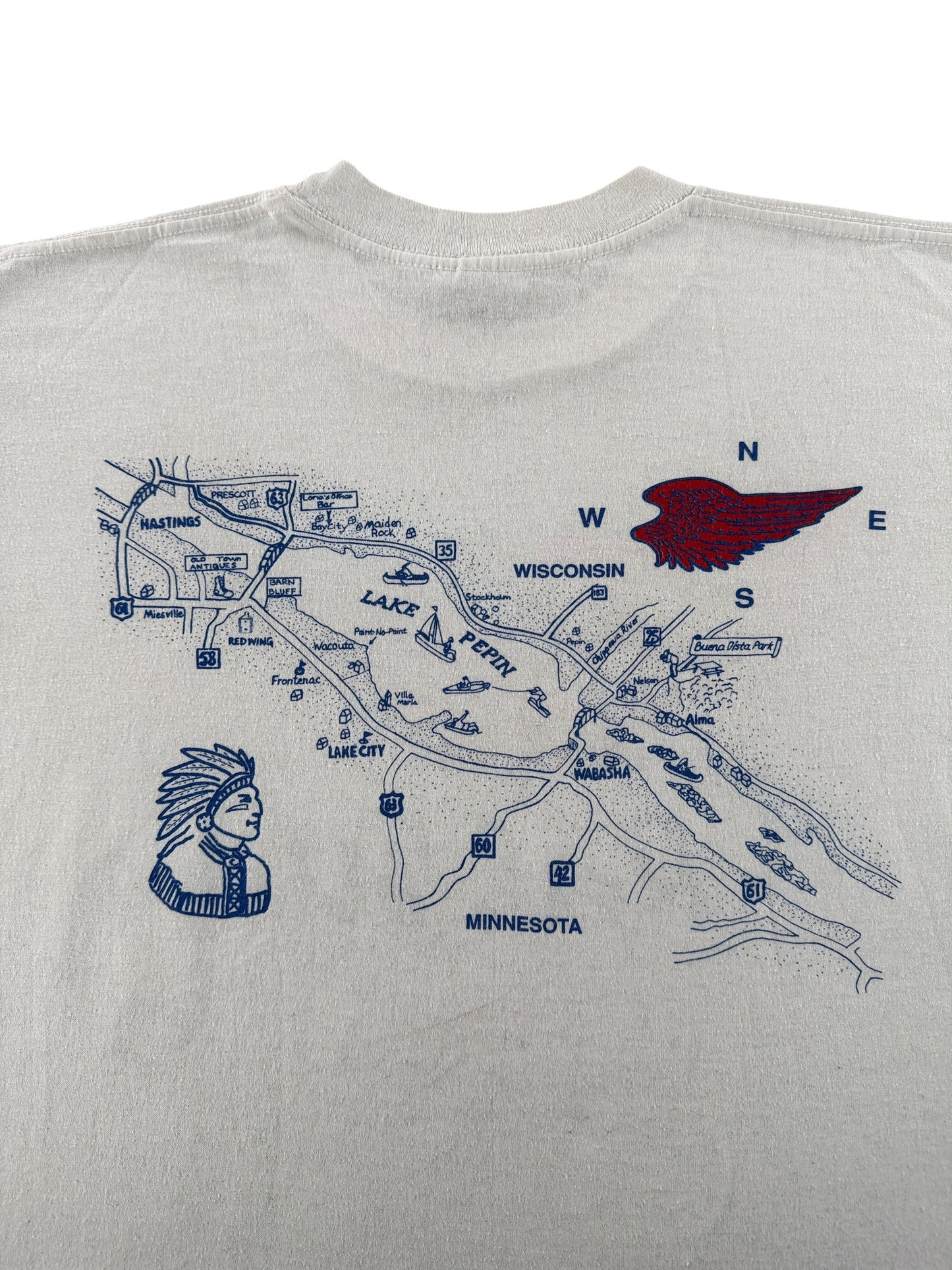 Vintage Red Wing Boot Tee SZ L