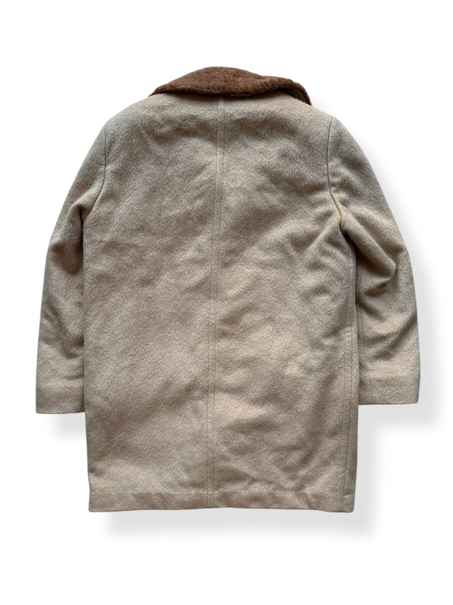 Back of Vintage Sir Pendleton Camelhair Lined Jacket SZ M