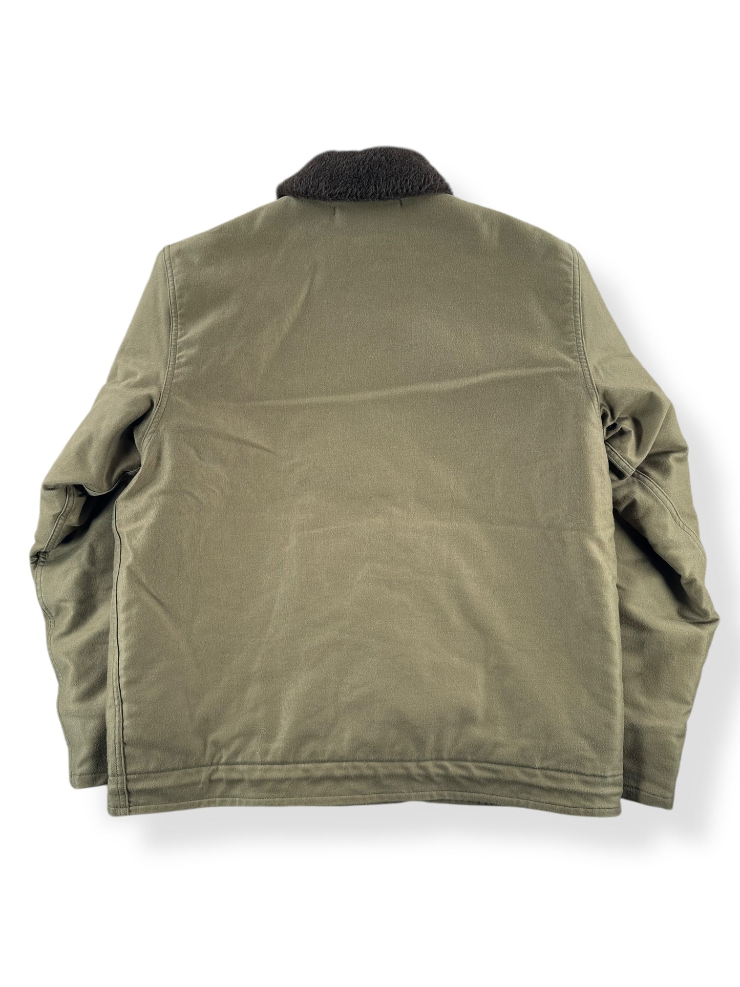 Back of Modern Real McCoys Repro N-1 Deck Jacket SZ 44