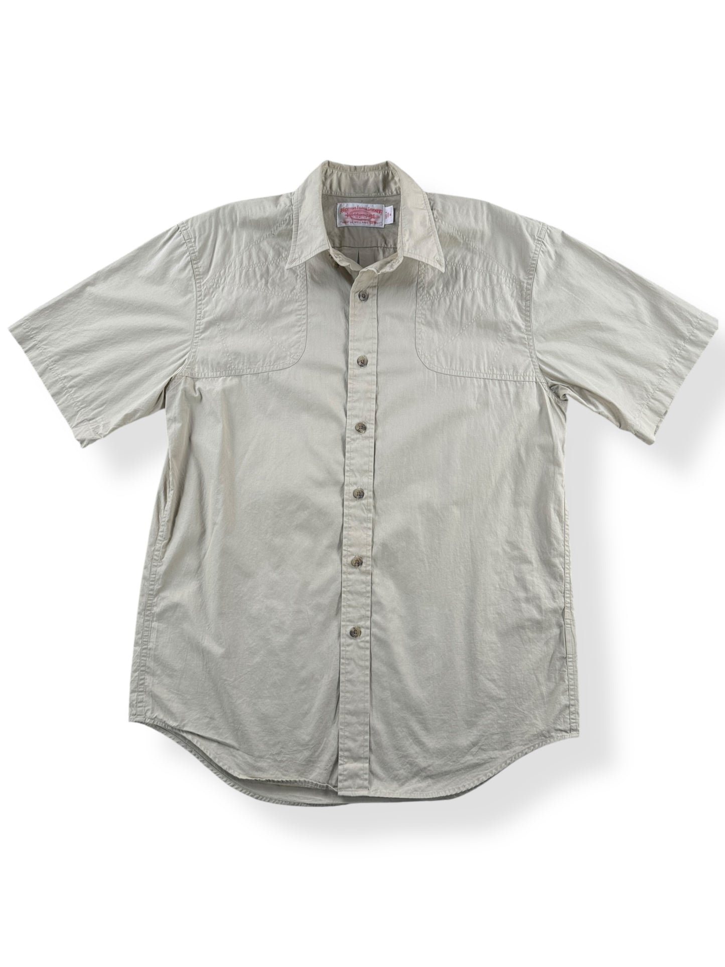 Front of Filson Short Sleeve Shooting Shirt SZ M