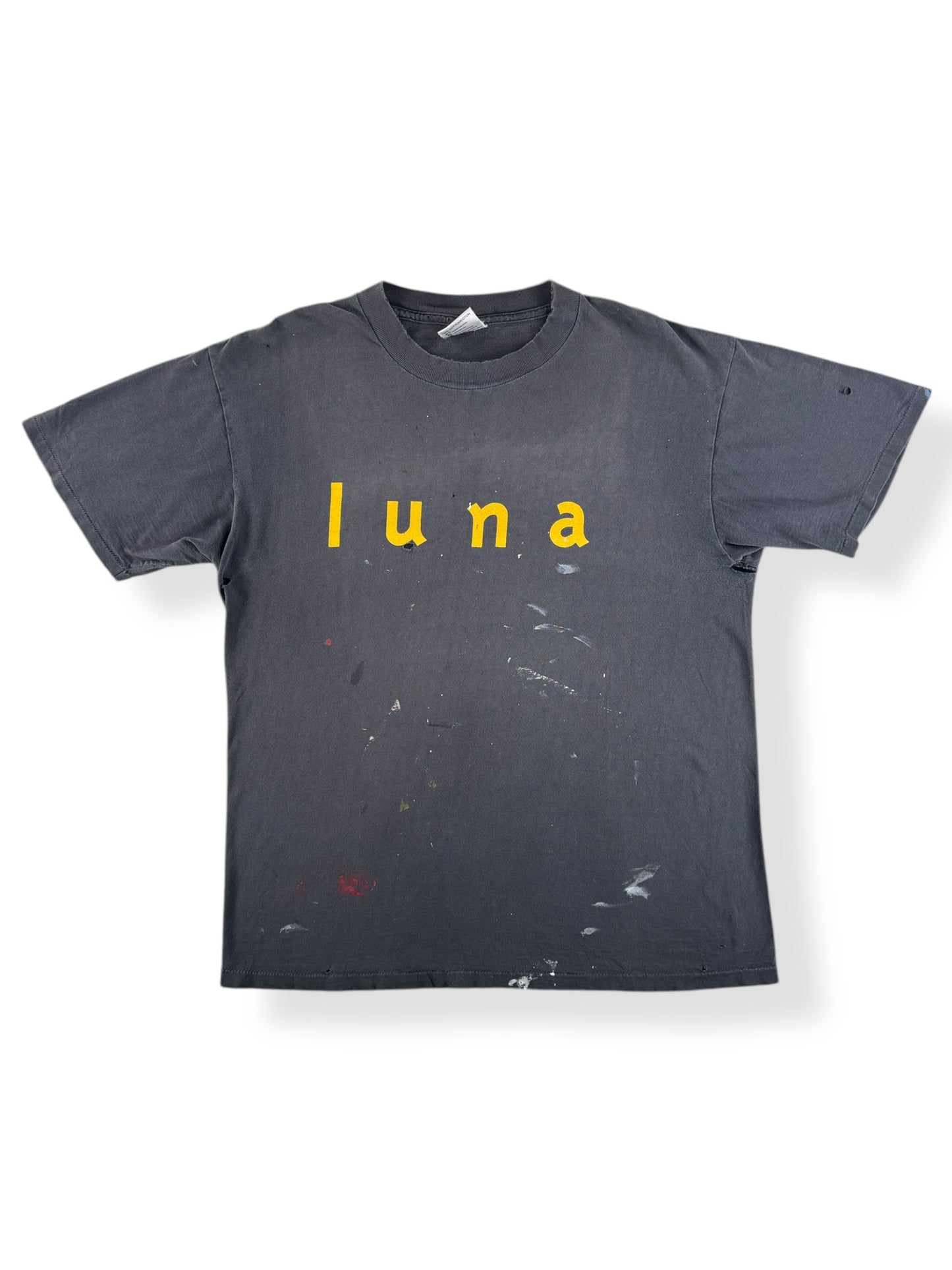 Front of Vintage Dean Wareham Luna 2 Thrasher Tee SZ L