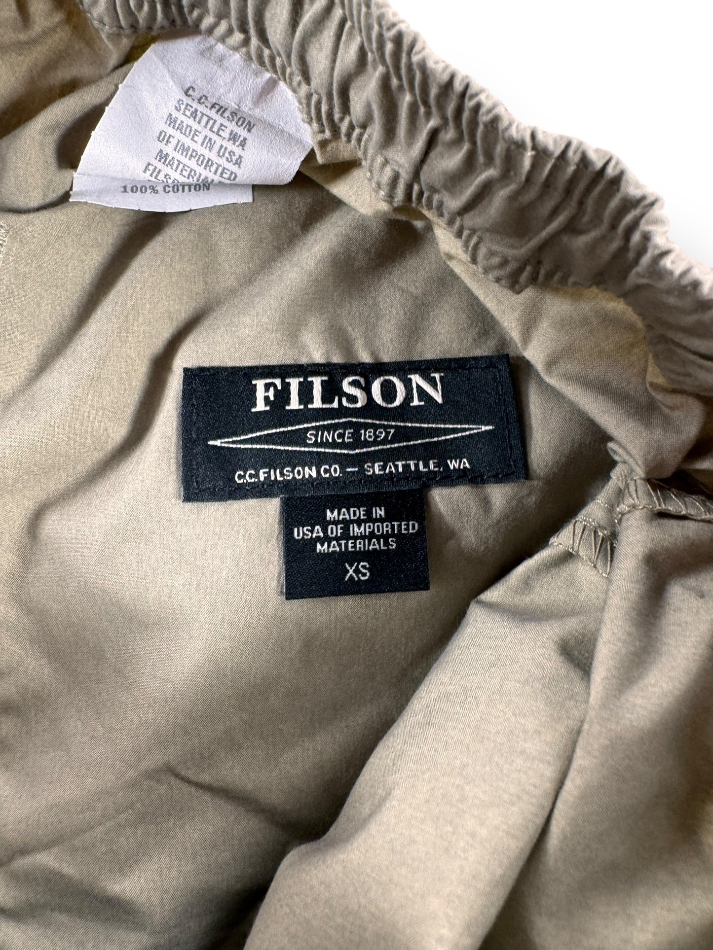 Tag on Modern NWT Filson Trail Shorts SZ XS