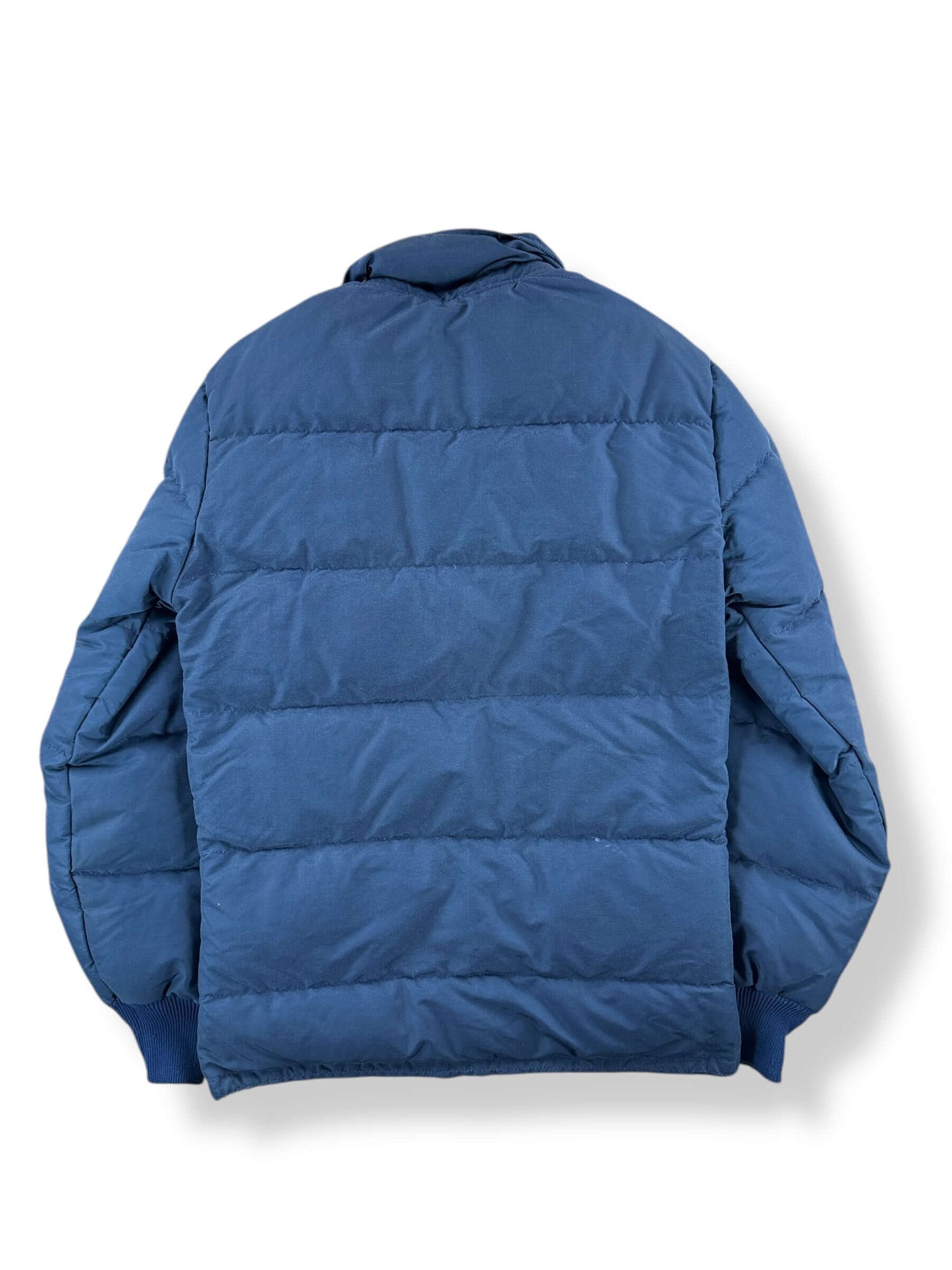 Back of Vintage Navy Blue Eddie Bauer Down Jacket SZ S