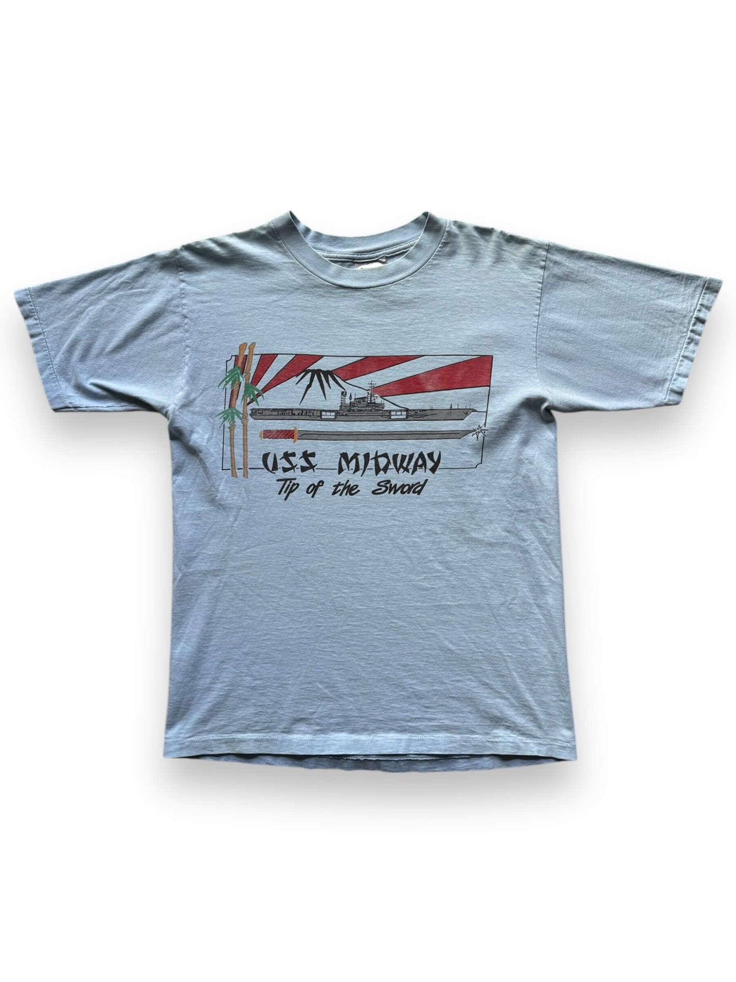 front of Vintage USS Midway Tee SZ M