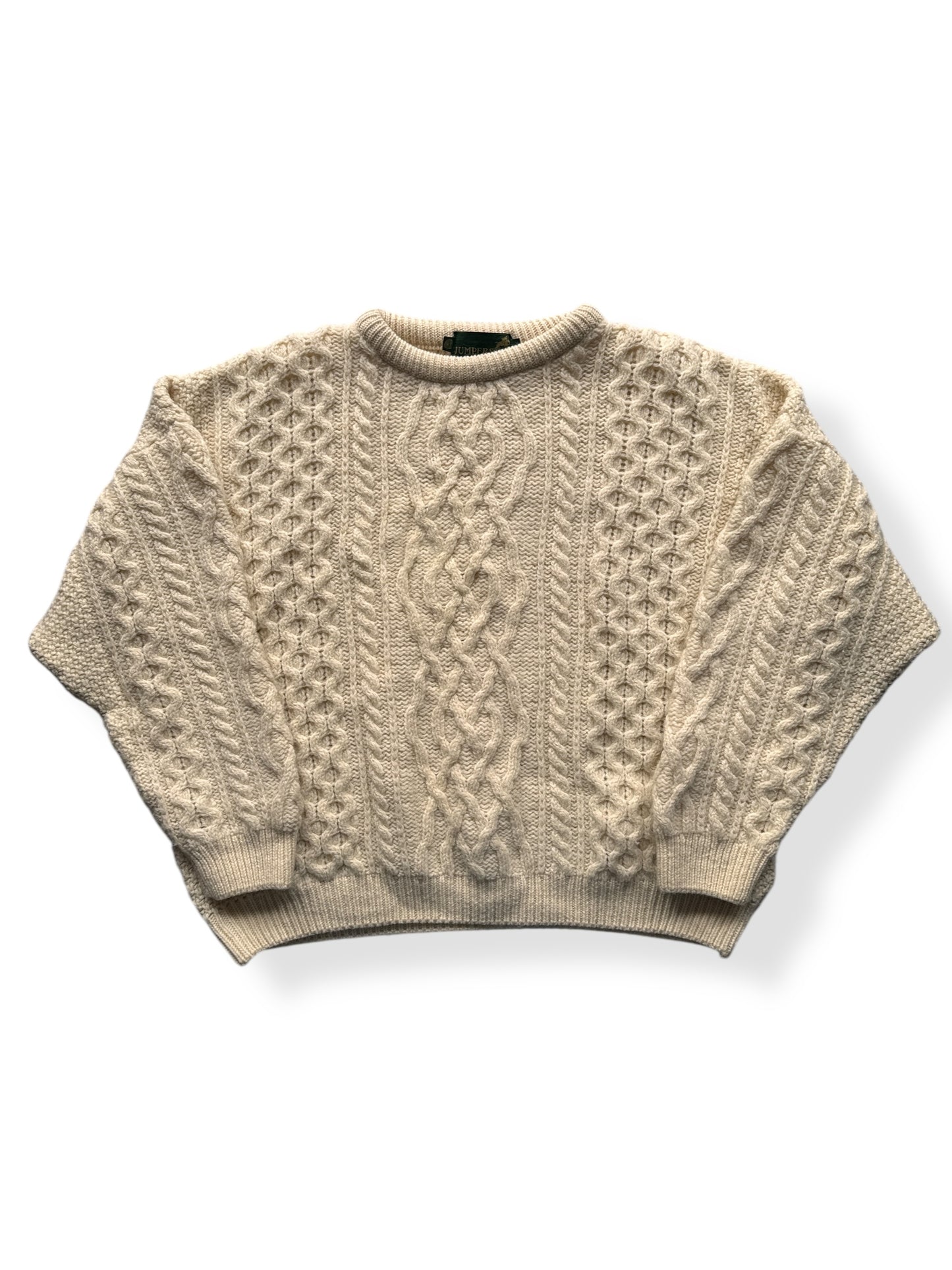 Front of Jumpers Wool Irish Fisherman Sweater SZ XL