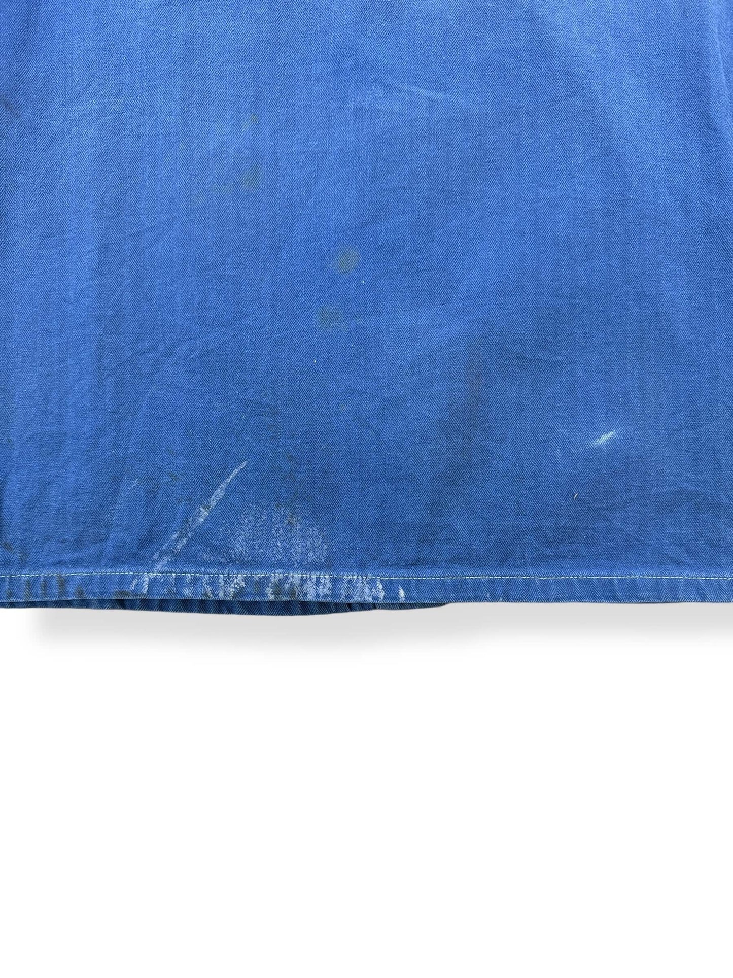 Stains on Vintage Well Loved HBT French Chore Coat SZ L