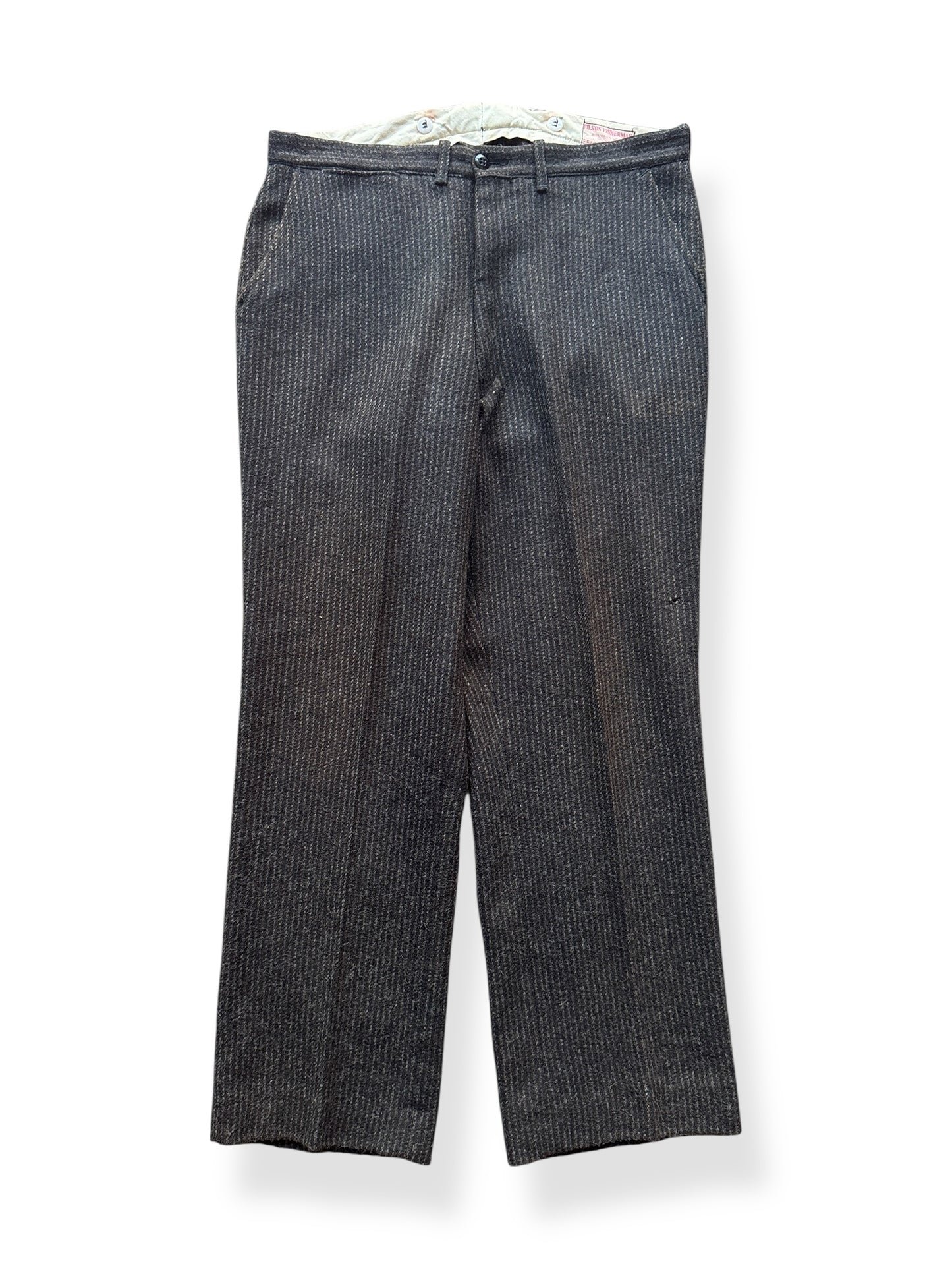 Front of Vintage Filson Fisherman Wool Blend Trousers W36
