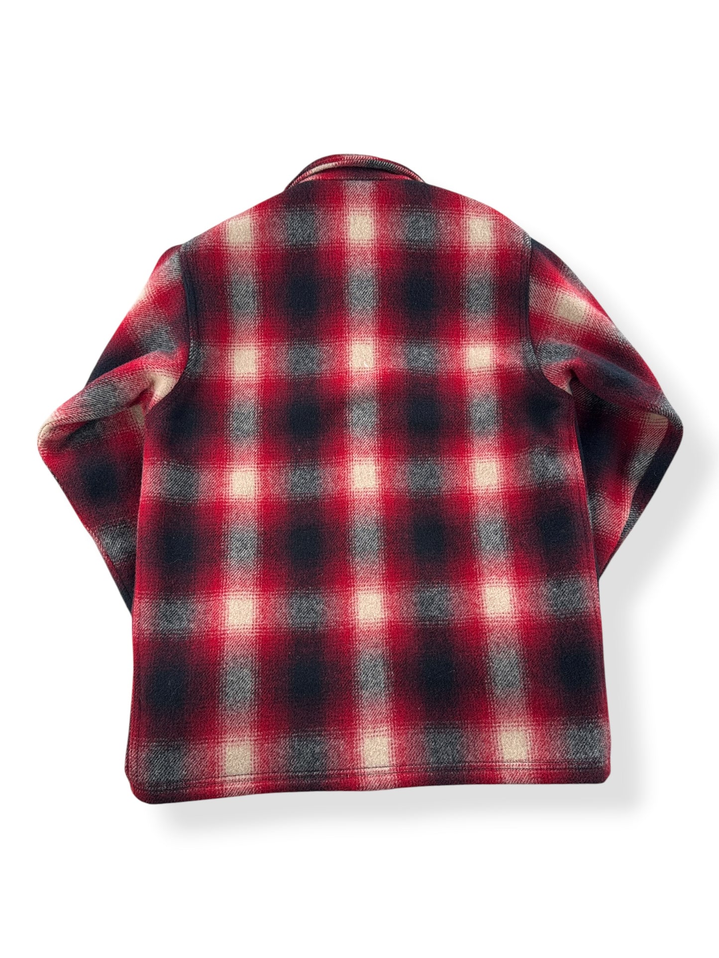 Back of Filson Plaid Jac Shirt SZ S