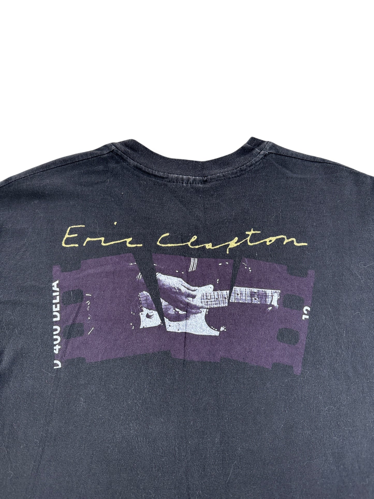 Back Graphic of Vintage 1992 Winterland Eric Clapton Tee SZ L